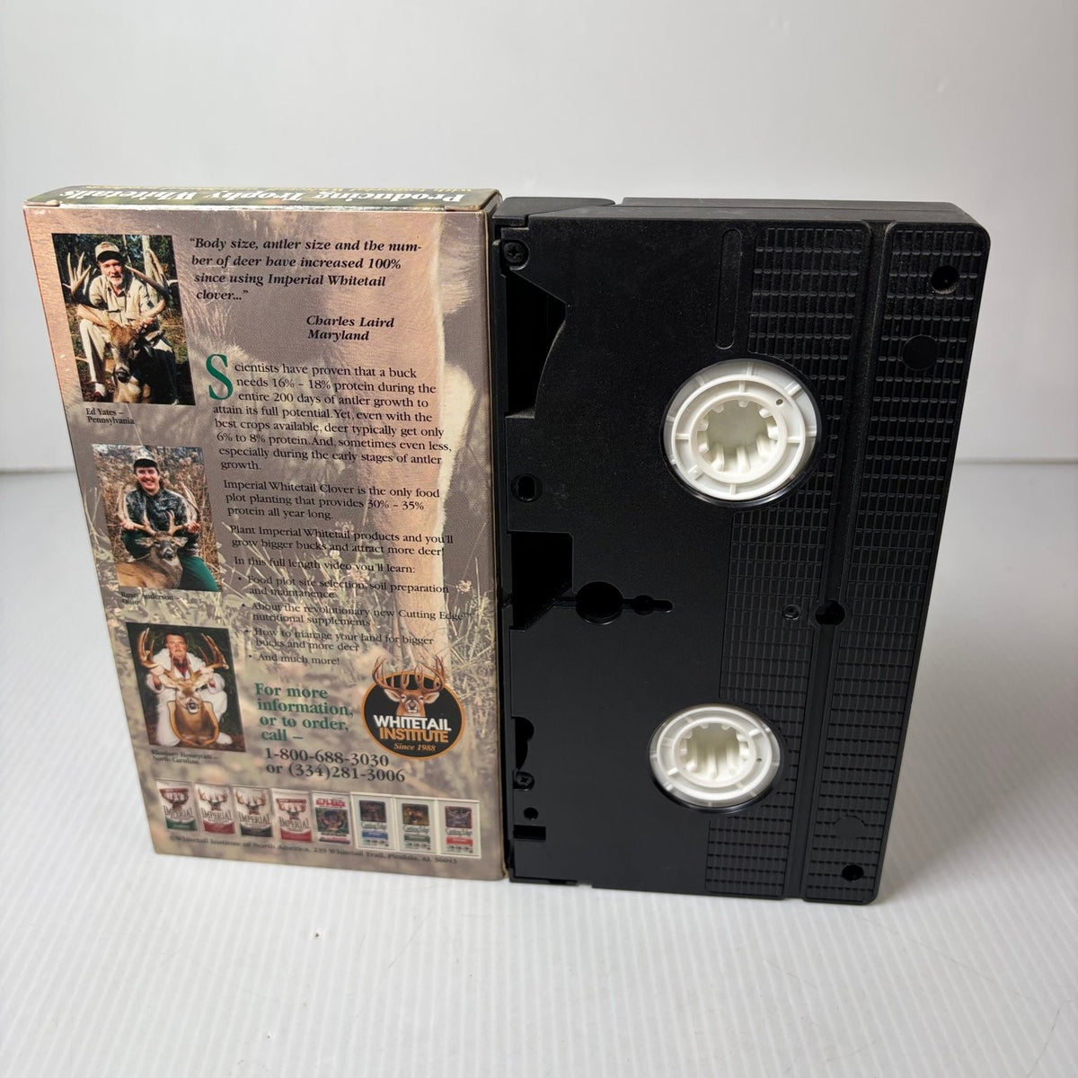 Producing Trophy Whitetails Volume 6 VHS Hunting Educational Whitetail Institute