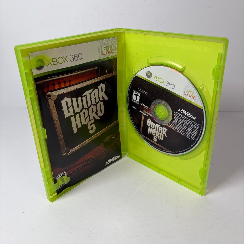 Guitar Hero 5 Xbox 360 Activision Music Rhythm Game CIB Complete
