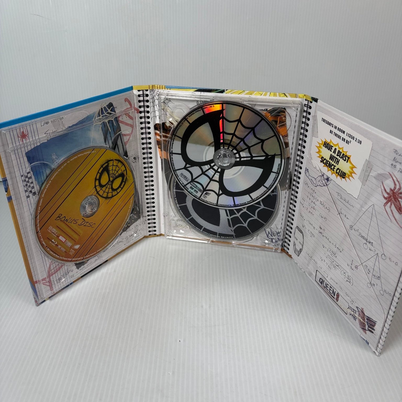 Spider-Man Homecoming Blu-Ray DVD Digital Comic Book Tom Holland (No Comic)