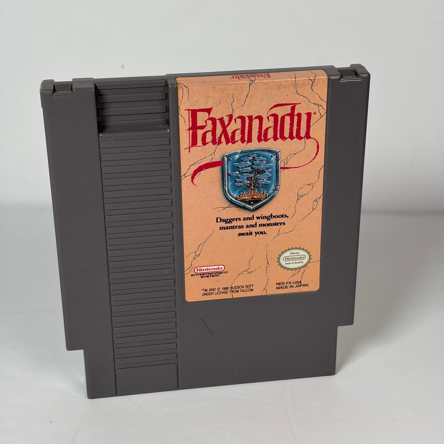 Faxanadu Nintendo NES Game Cartridge Authentic NTSC-U/C Tested