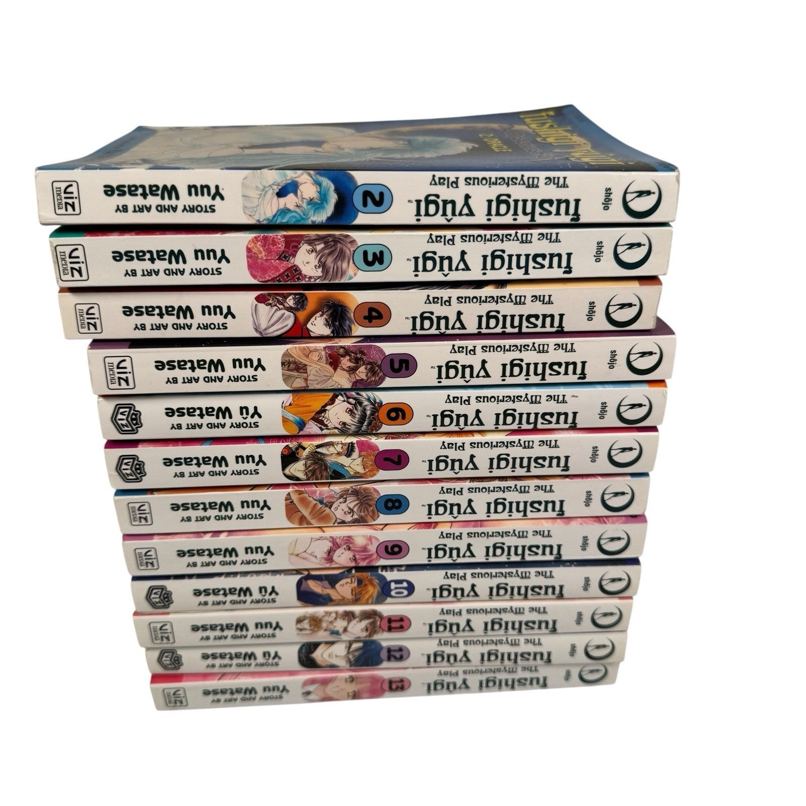 Fushigi Yugi The Mysterious Play Manga Comic Book Lot Of 12 Volumes 2-13