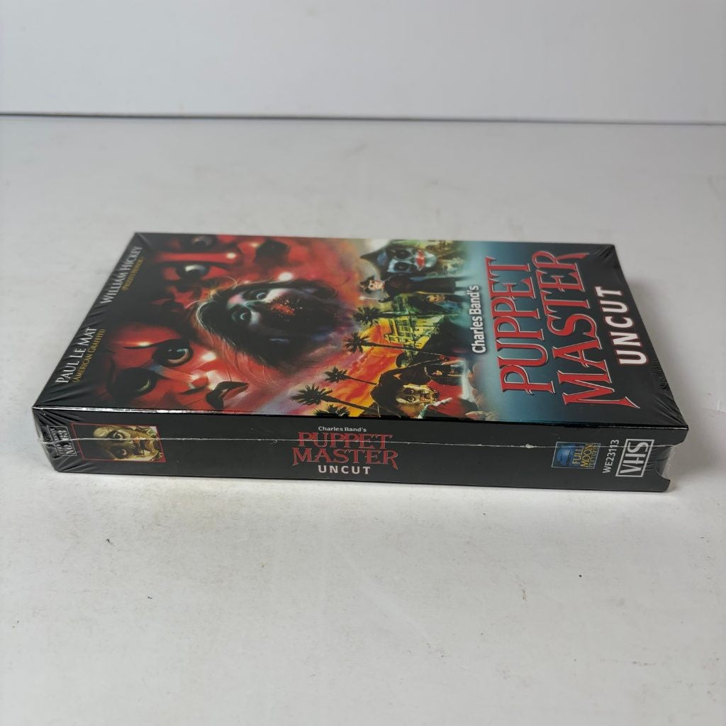 Puppet Master Uncut VHS Full Moon 2025 Limited Release Exclusive Sealed
