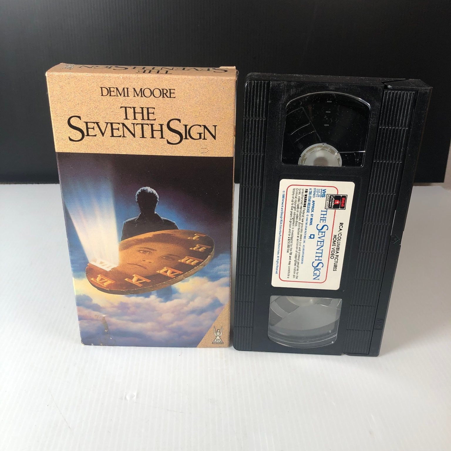 The Seventh Sign VHS 1988 Apocalypse Horror Original Release Early Demi Moore