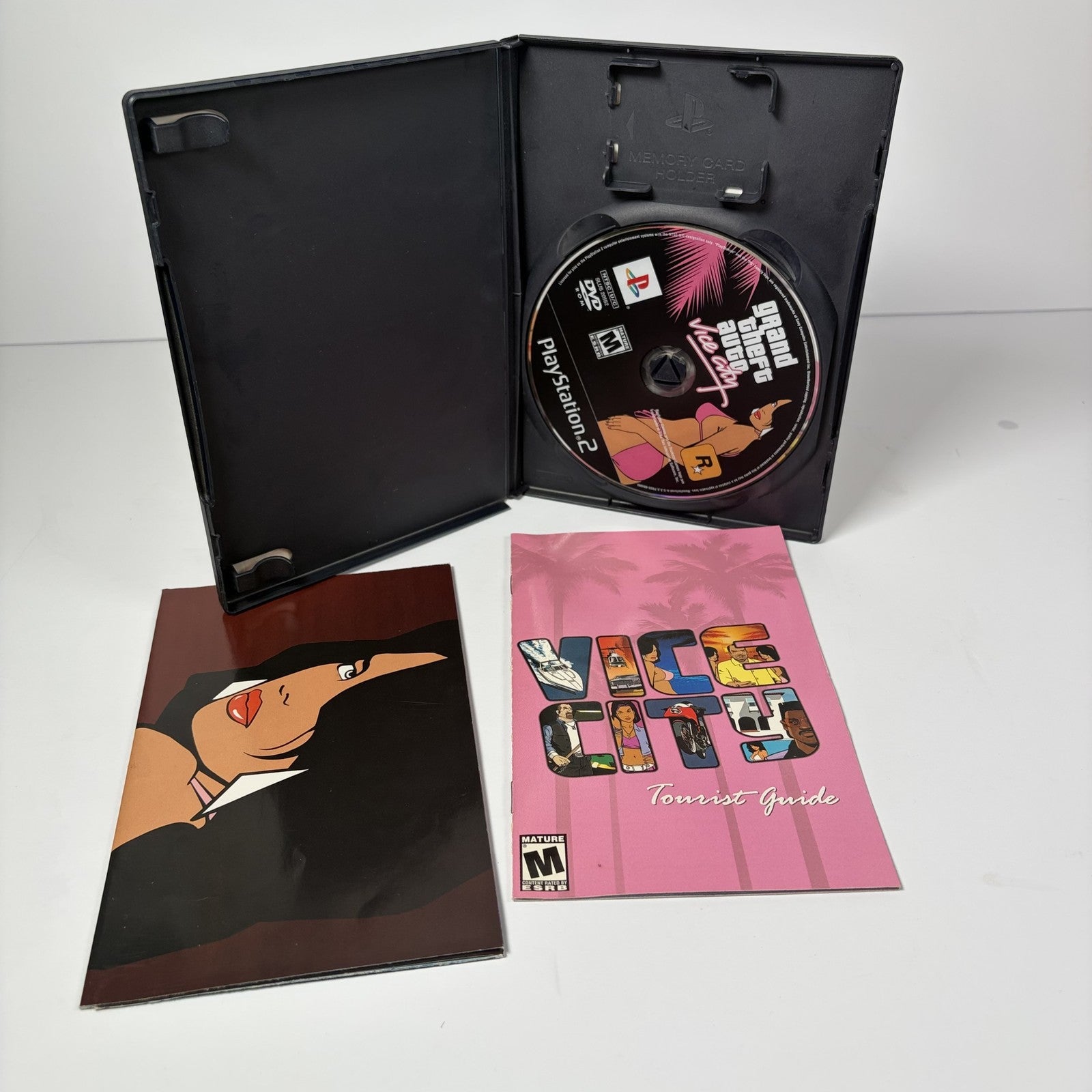 Grand Theft Auto Vice City PS2 PlayStation 2 (Complete w/ Manual & Map) GTA