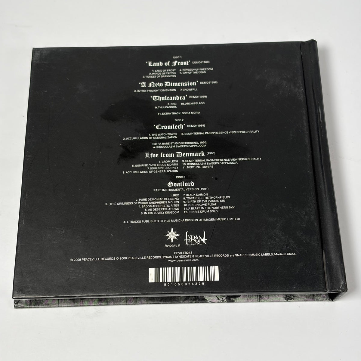 Darkthrone Frostland Tapes 3xCD Digibook Compilation Black Metal
