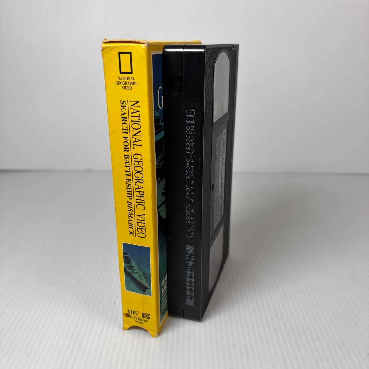 National Geographic Search for Battleship Bismarck VHS 1989 Documentary G