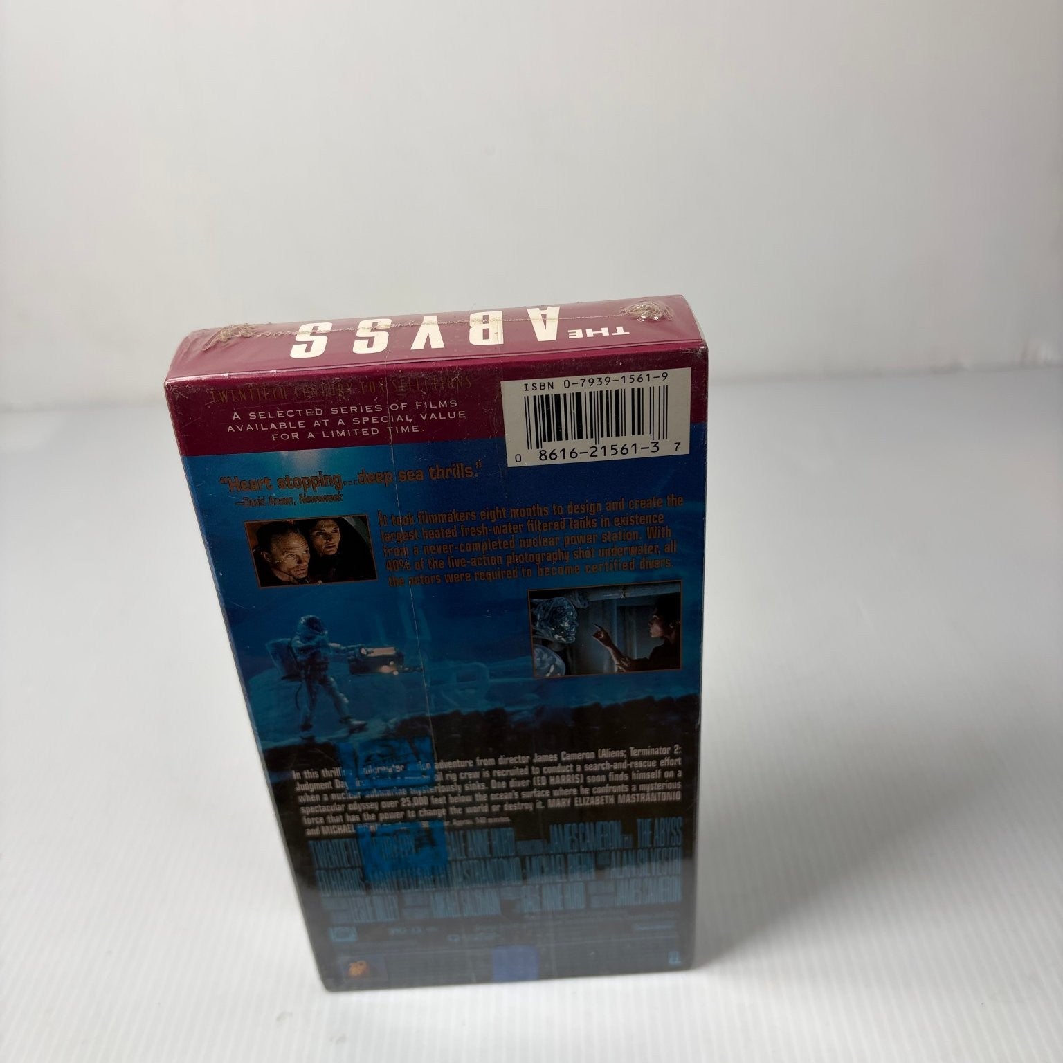 The Abyss VHS 1989 Sci-Fi Thriller Twentieth Century Fox Sealed