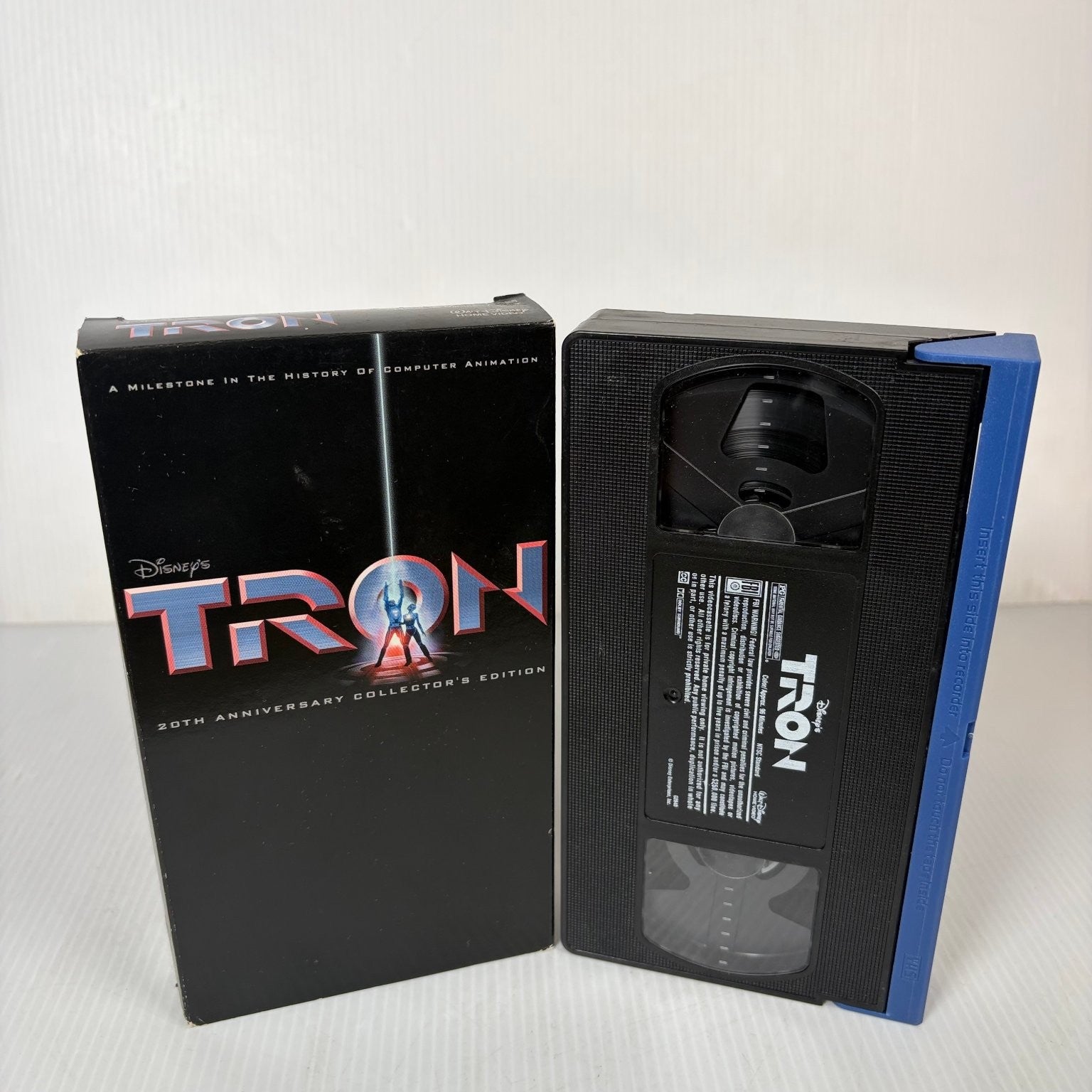 TRON VHS 2002 Sci-Fi Adventure 20th Anniversary Collector's Edition Disney