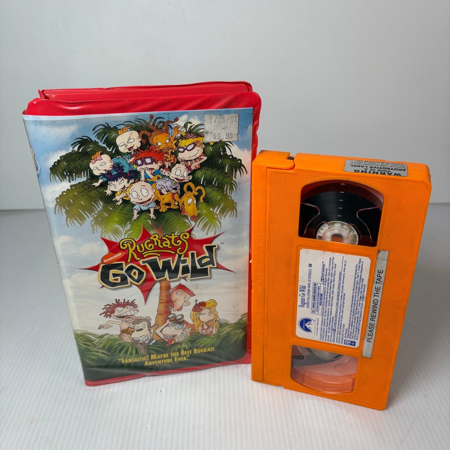 Rugrats Go Wild VHS 2003 Animated Comedy Crossover Paramount Nickelodeon