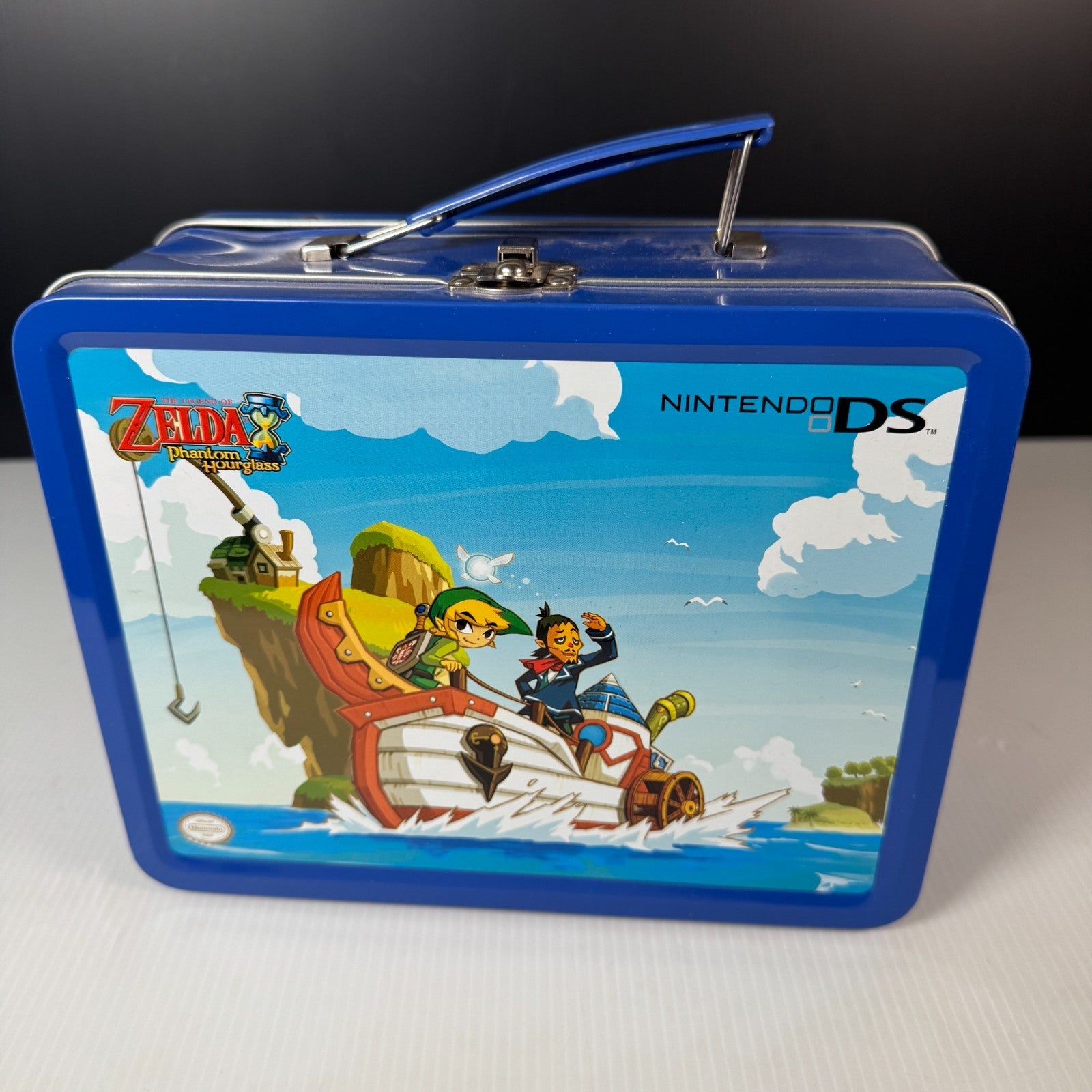 Nintendo DS ZELDA Phantom Hourglass Metal Lunch Box Carrying Case