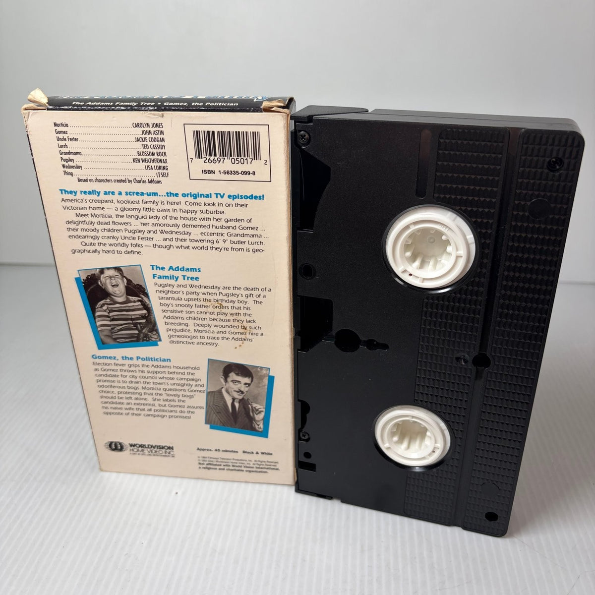 The Addams Family VHS 1960s TV Comedy Worldvision Vintage Episodes