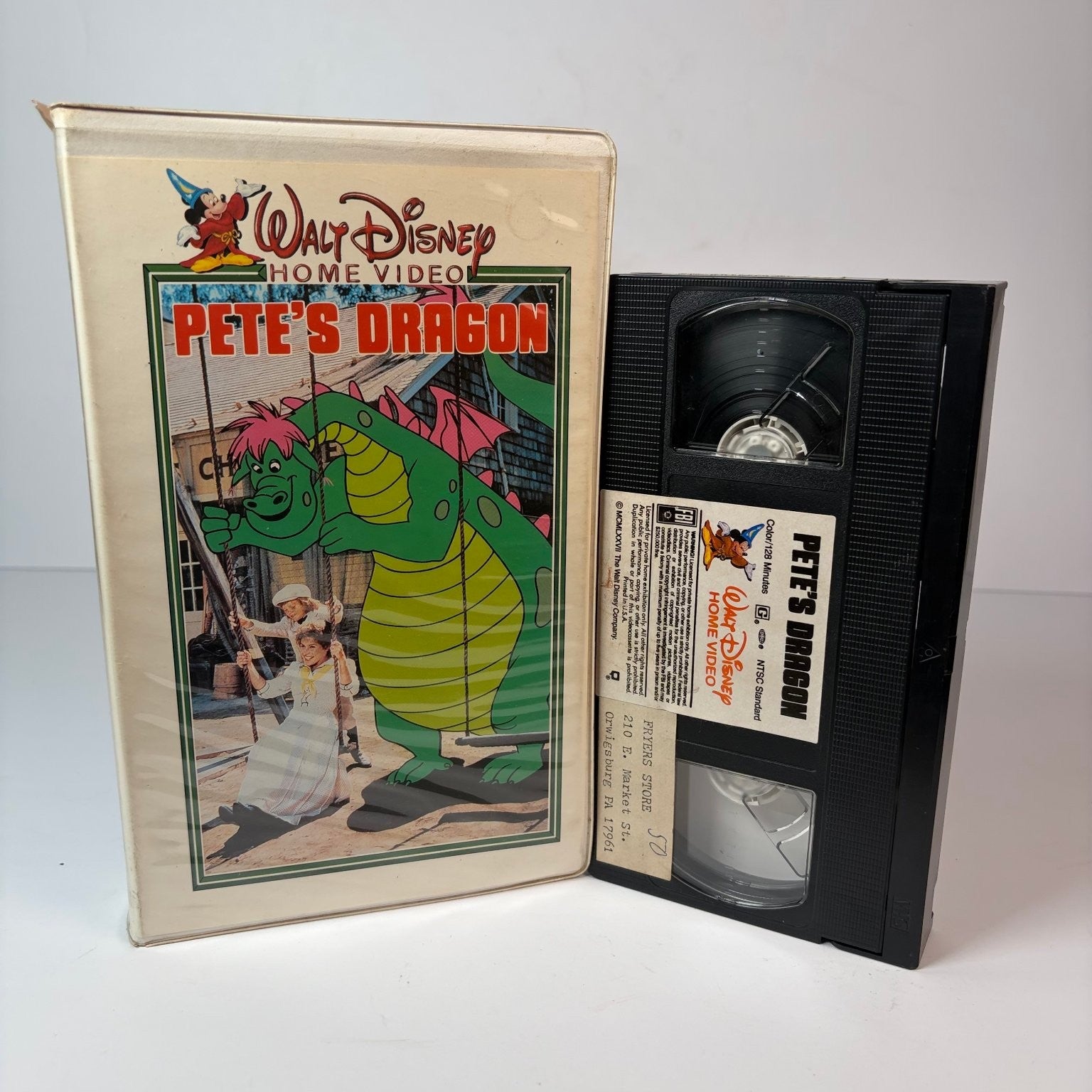 Pete's Dragon VHS 1984 Musical Fantasy Walt Disney Home Video