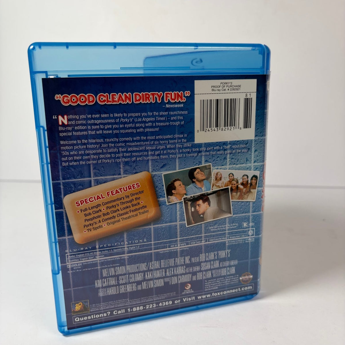 Porky's Blu-ray 1981 Kim Cattrall, Dan Monahan Comedy Film