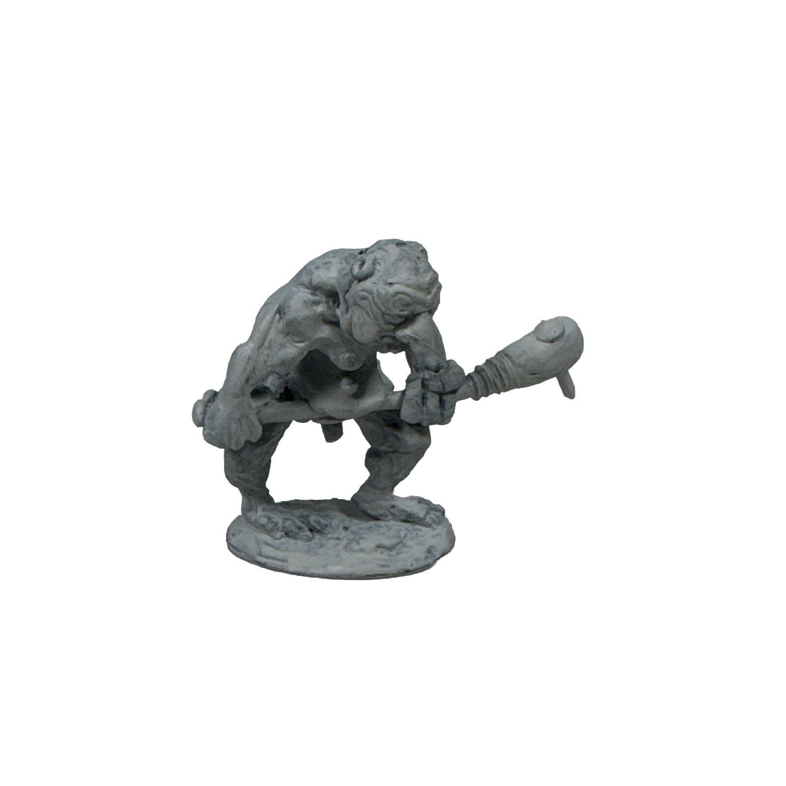 VTG Citadel Giant Troll Spiked Club FF16 Metal Miniature OOP 1980s D&D Primed