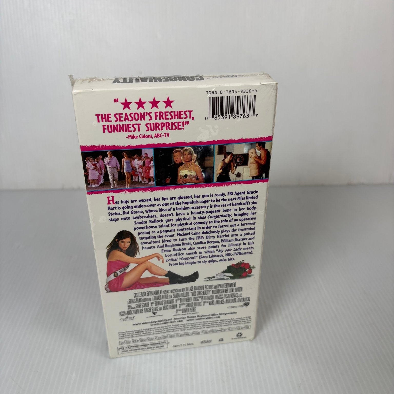 Miss Congeniality VHS 2000 Comedy Action Sealed Warner Bros. Sandra Bullock