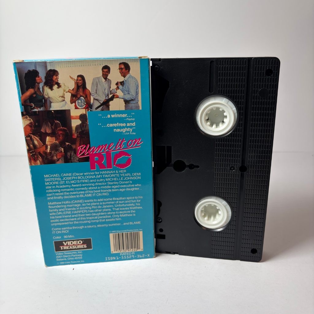 Blame It on Rio VHS Michael Caine Demi Moore Video Treasures 1980s Comedy
