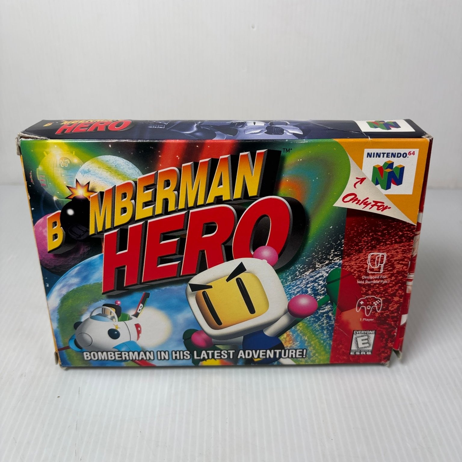 Bomberman Hero Nintendo 64 Video Game Action Adventure Complete in Box CIB