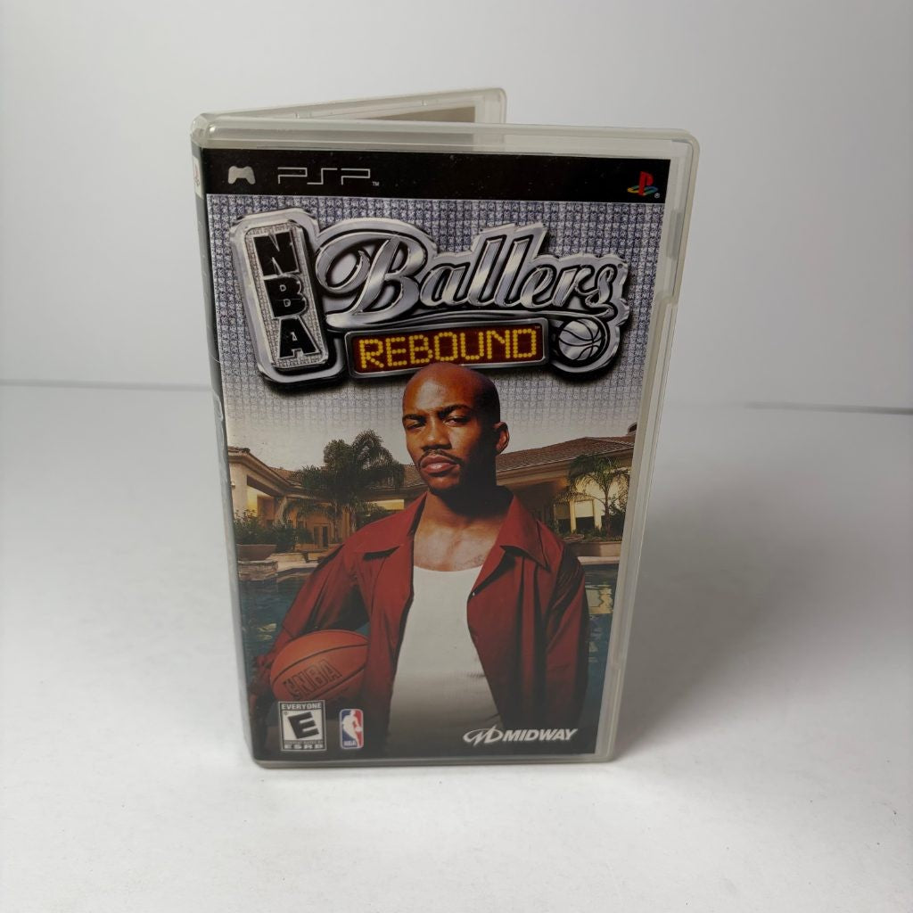 NBA Ballers Rebound Sony PSP 2006 Midway Basketball Game Complete CIB