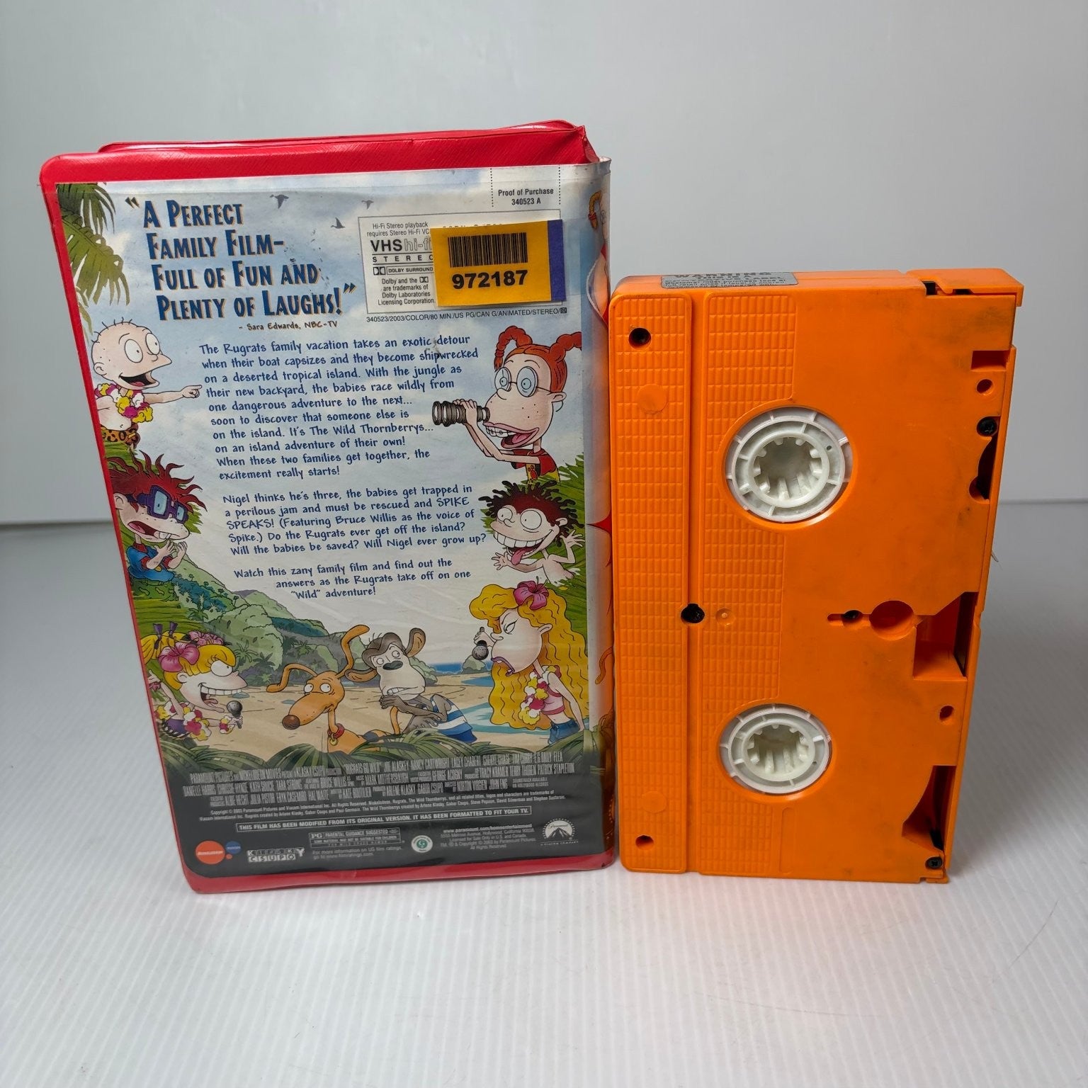 Rugrats Go Wild VHS 2003 Animated Comedy Crossover Paramount Nickelodeon