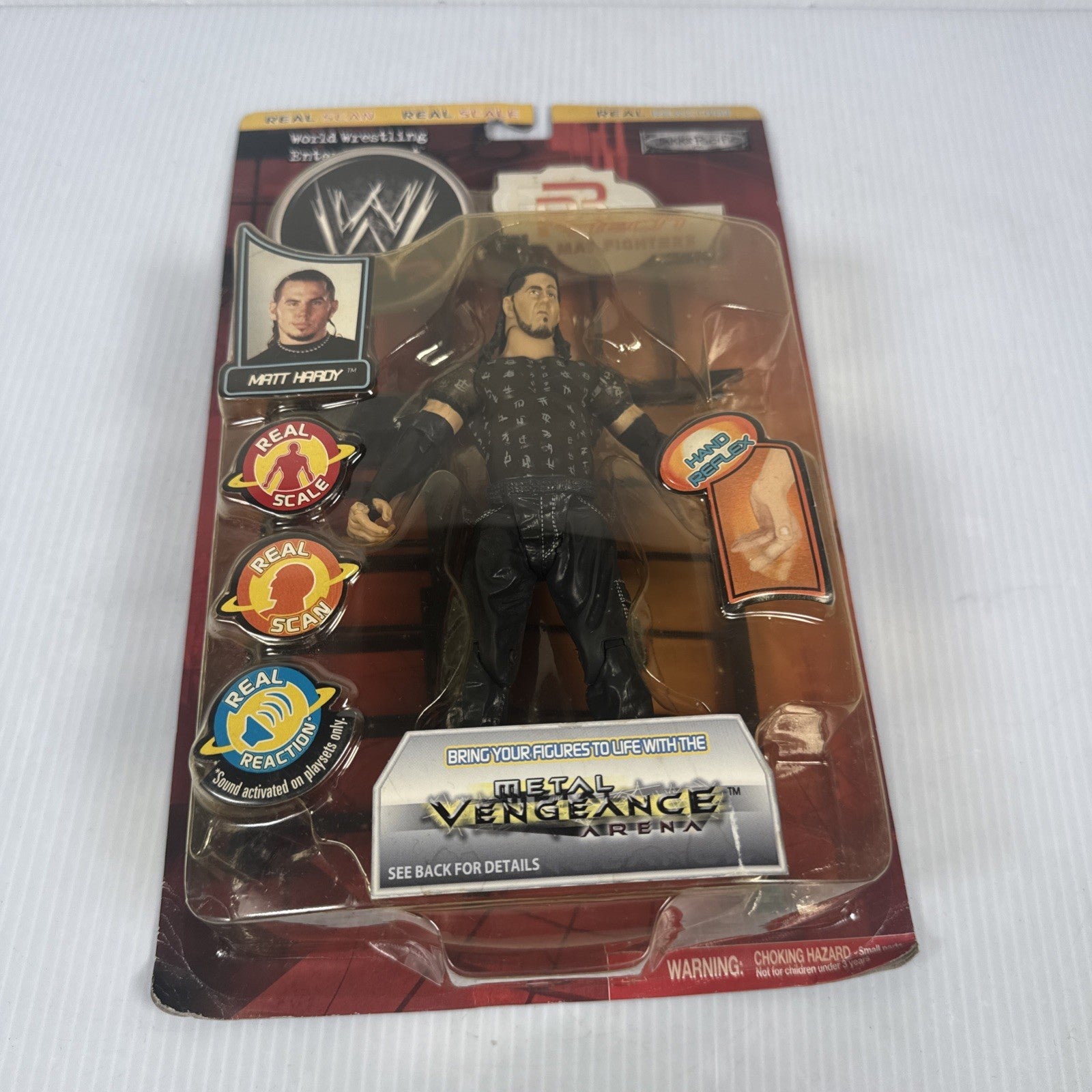 WWE Matt Hardy R3 Tech Mat Fighters Metal Vengeance