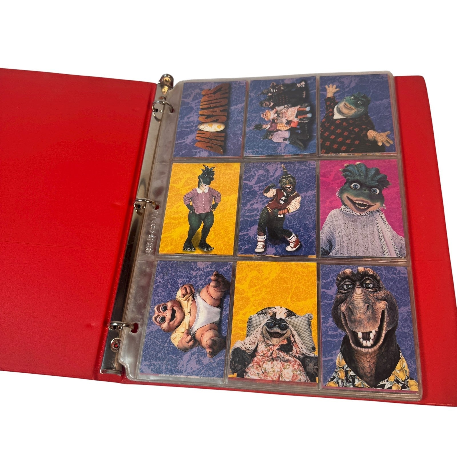 Vintage Dinosaurs TV Show Pro Set Trading Cards w/ Full Sticker & Trivia Sets