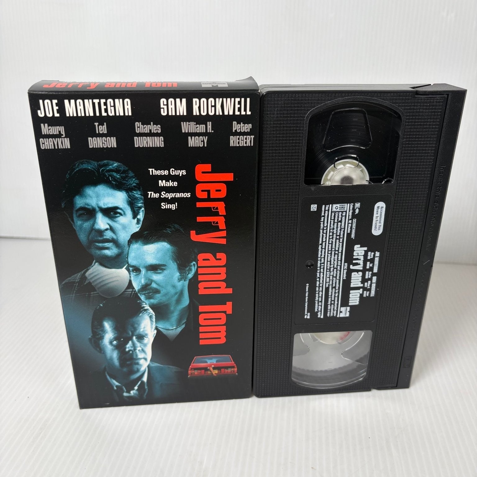 Jerry and Tom VHS 1998 Crime Comedy All-Star Cast Miramax Home Entertainment