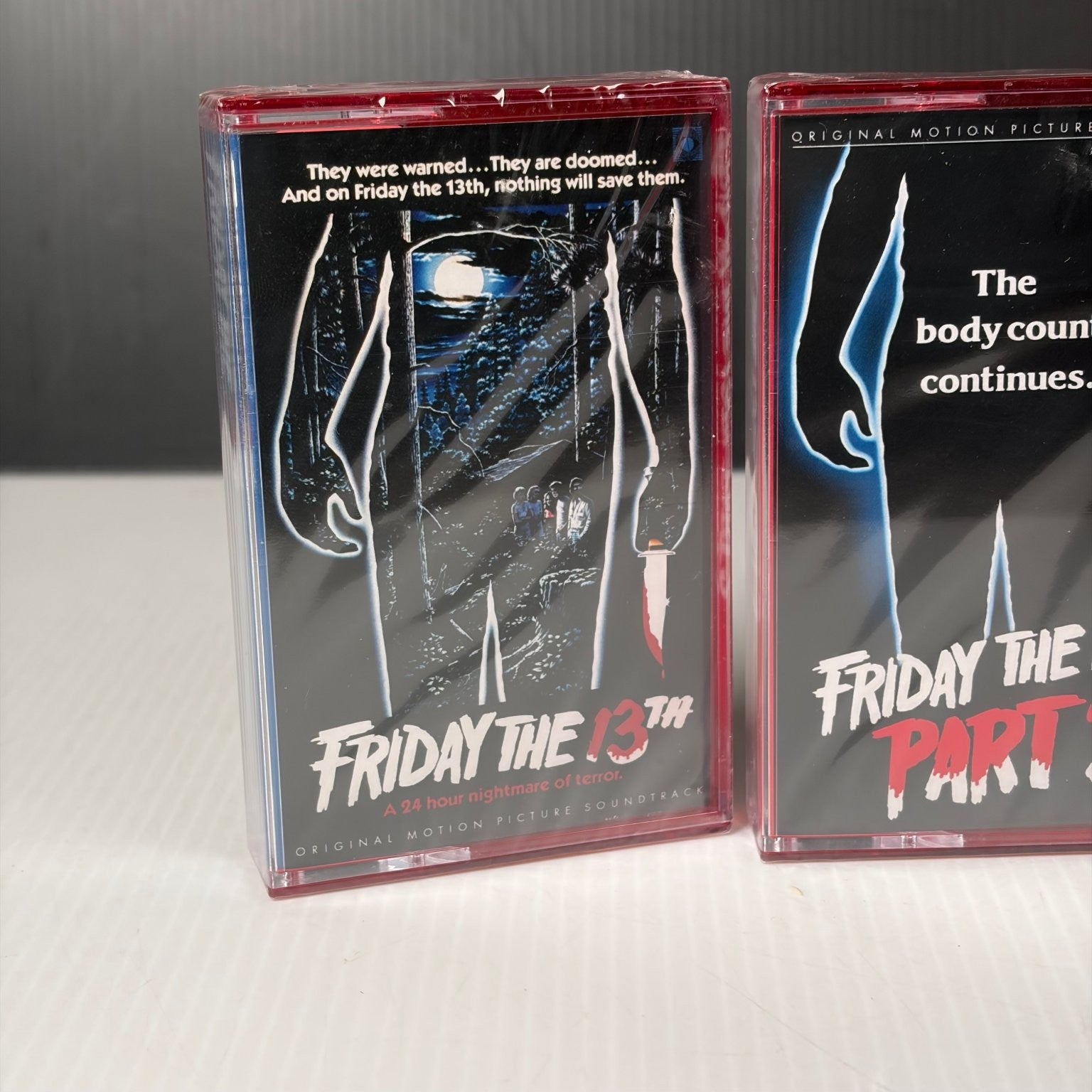 Friday the 13th Parts 1-3 Soundtrack Cassette Set Terror Vision OG Release