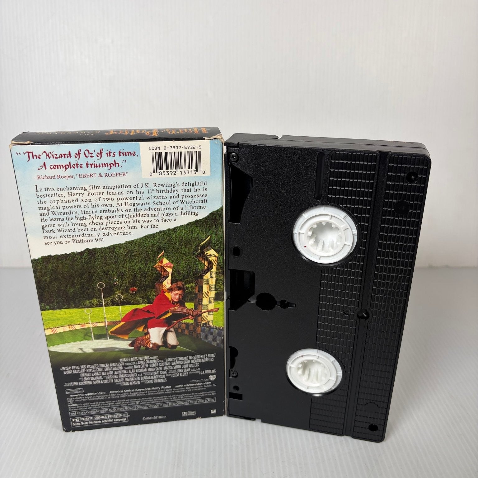Harry Potter Sorcerer's Stone VHS 2002 Fantasy Adventure Warner Bros.