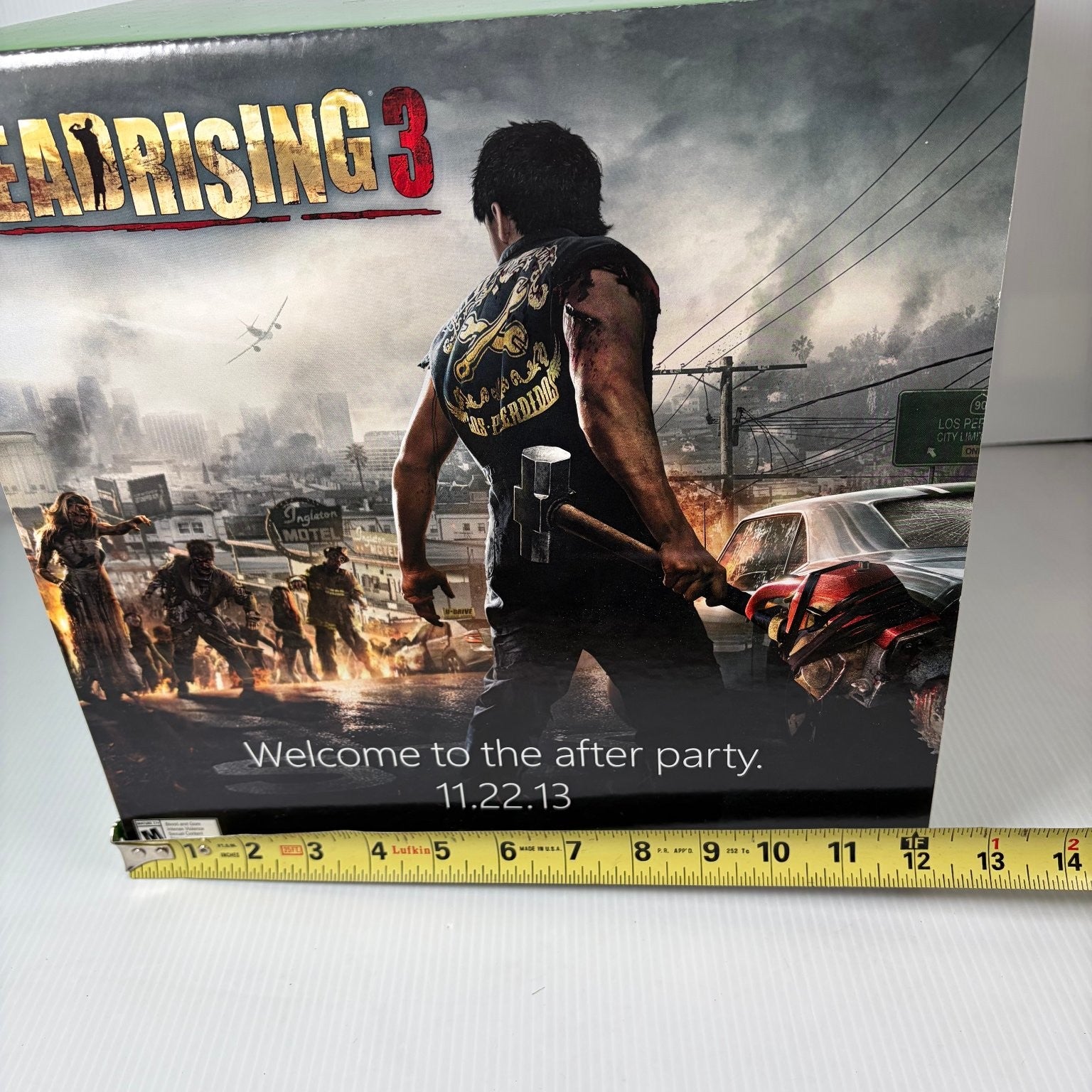Xbox One Dead Rising 3 Release Day Store Display 12"x12" 11.22.13
