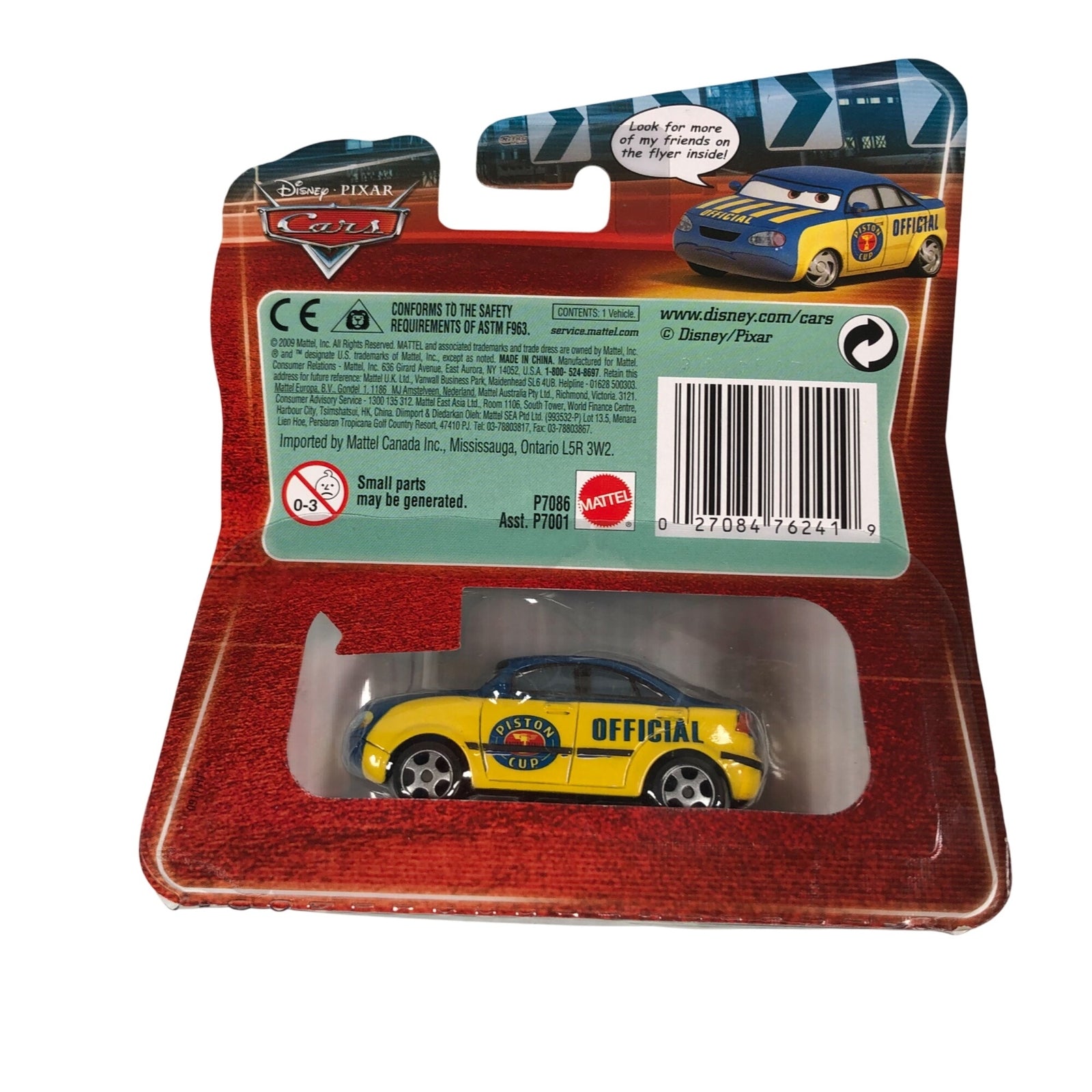 Disney Pixar Cars Race Official Tom Die-Cast Vehicle