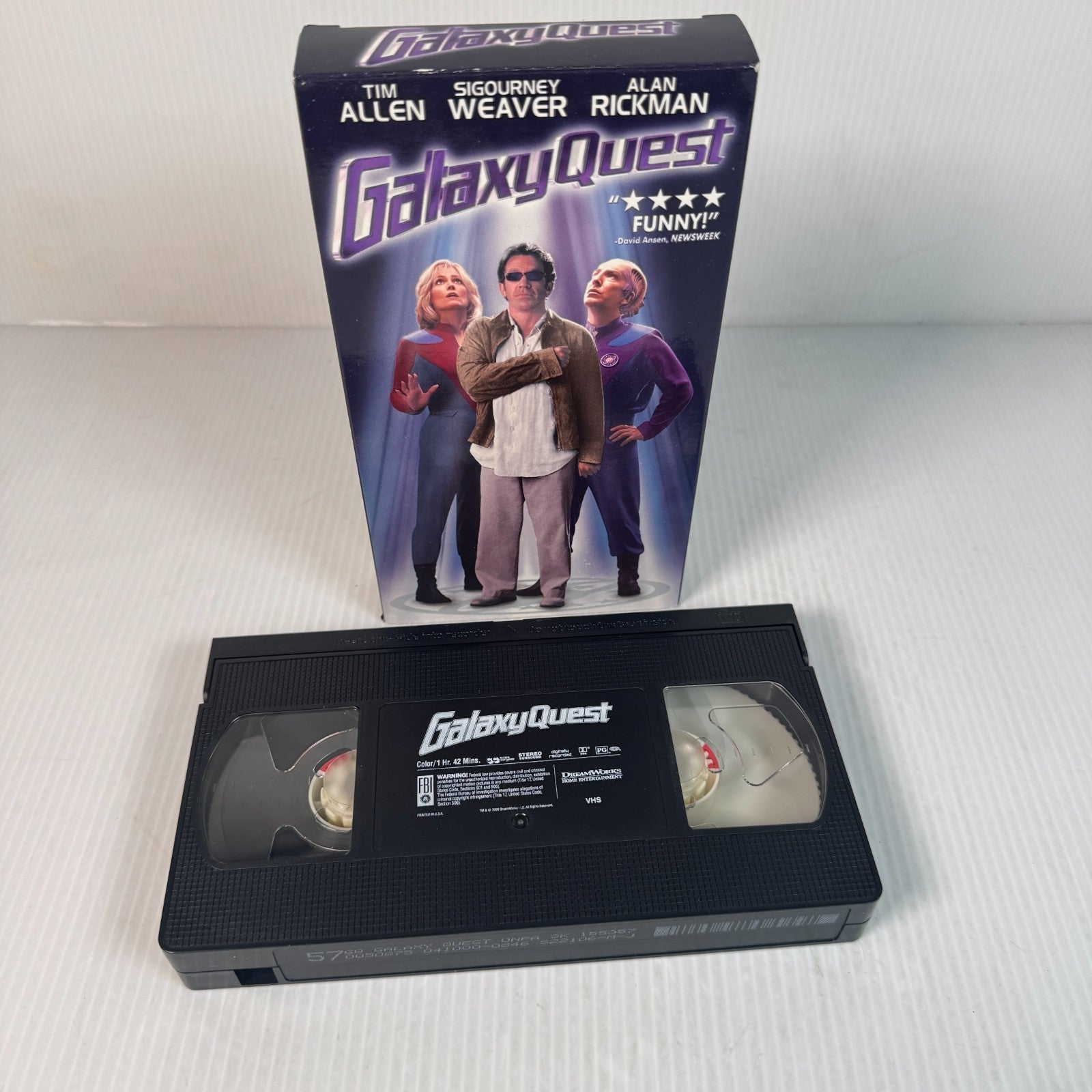 Galaxy Quest Movie (NTSC VHS 1999) Tim Allen Sigourney Weaver Alan Rickman
