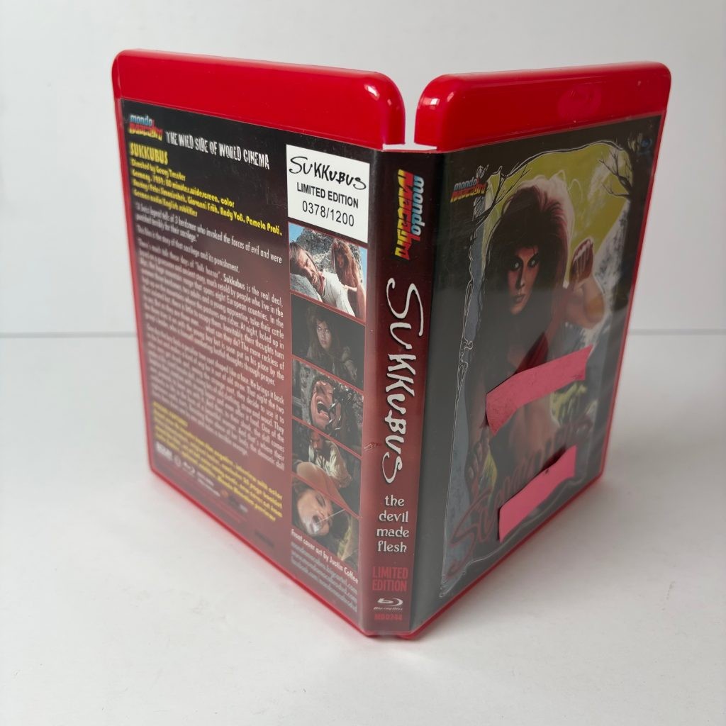 Sukkubus The Devil Made Flesh Blu-ray Mondo Macabro Limited Edition 0378/1200