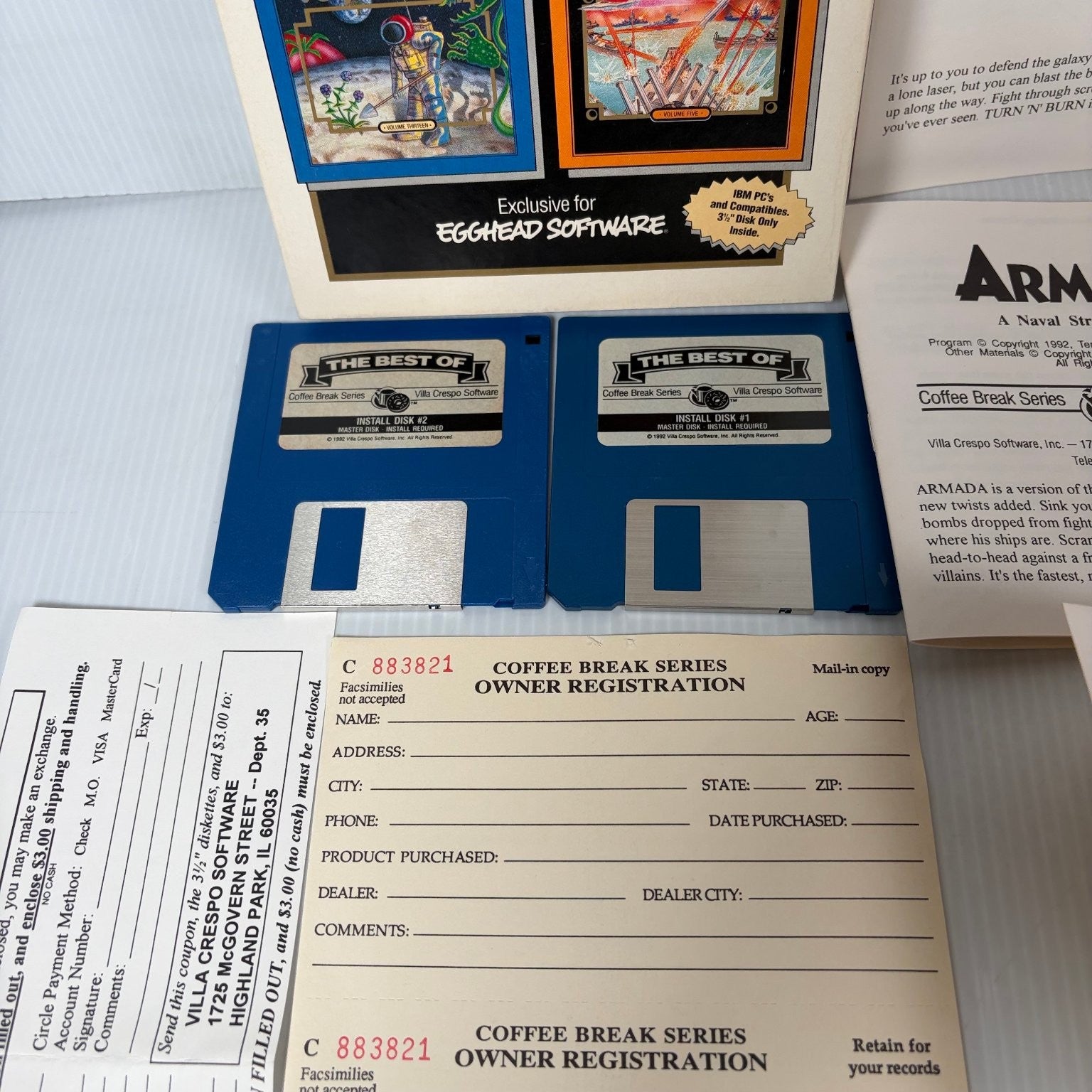 The Best of Coffee Break Series Big Box PC Ninja Rabbits Space Vegetables Armada