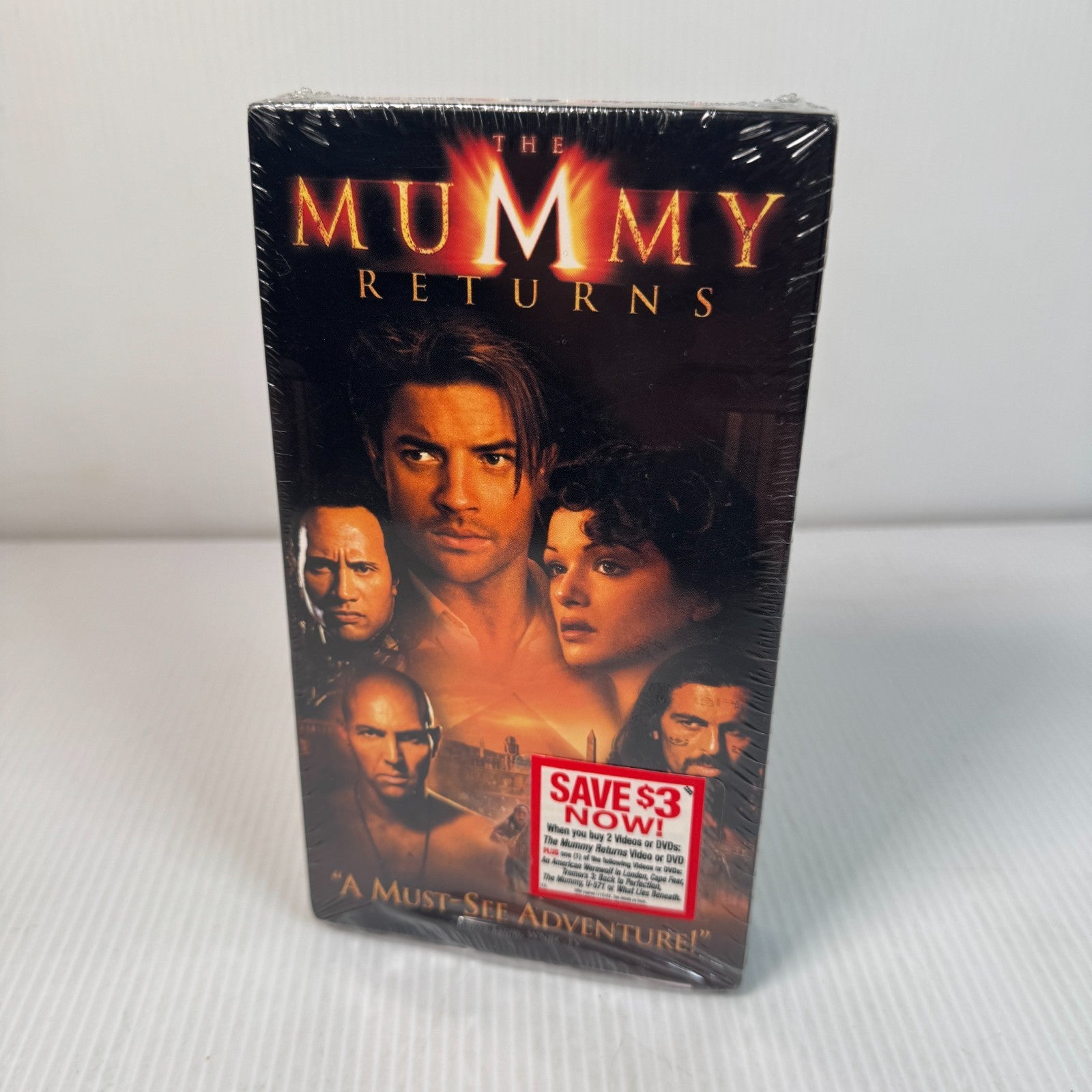Vintage The Mummy Returns VHS Tape Egypt Monster Movie Sealed Brendan Frasier