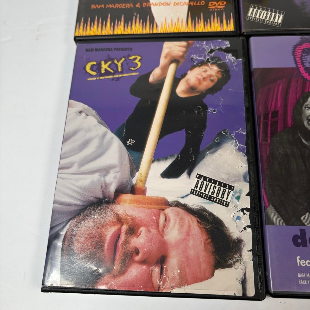 CKY The Box Set 4 DVD Bam Margera Landspeed CKY2K CKY3 Documentary Skateboard