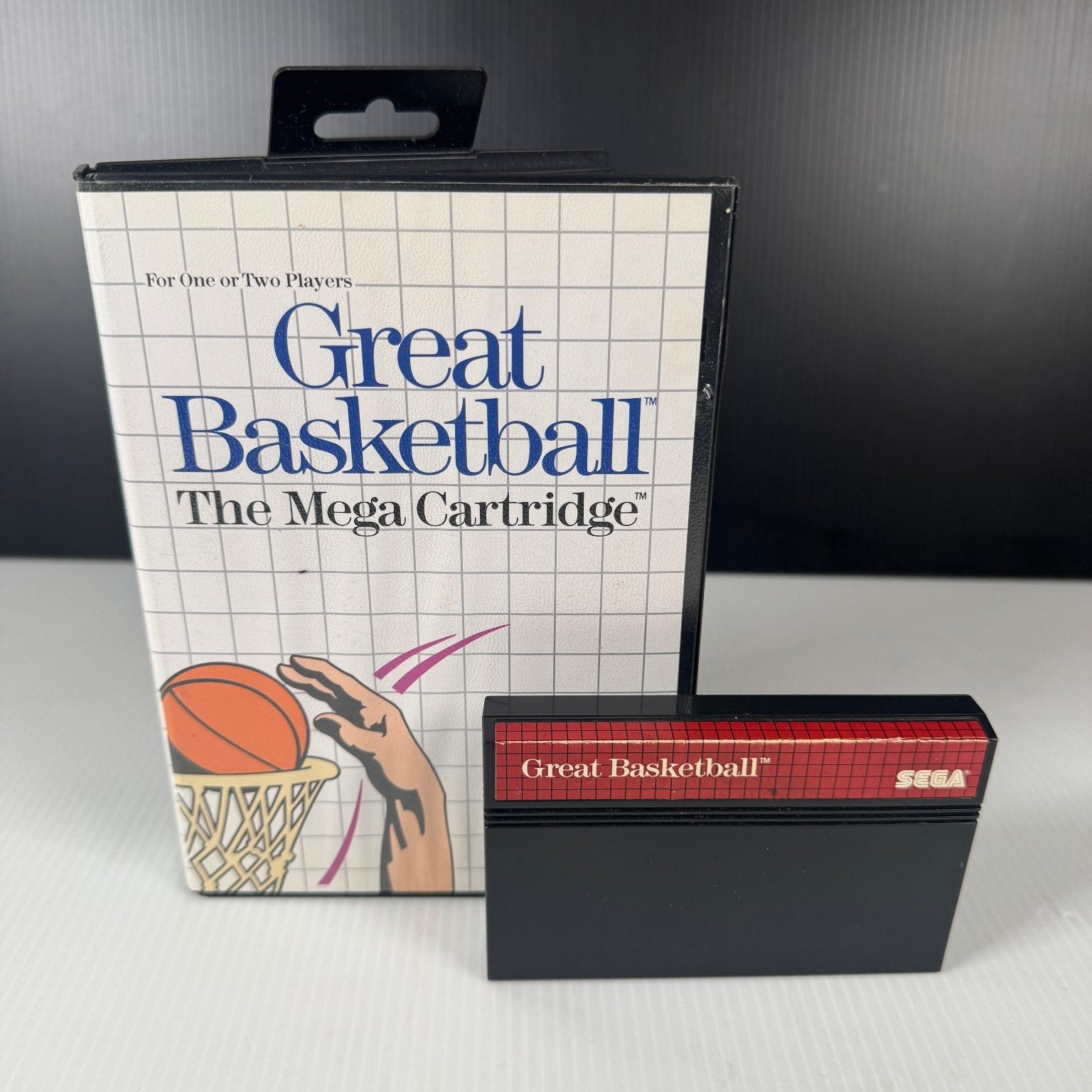 Great Basketball Sega Master System Video Game Multiplayer Sports