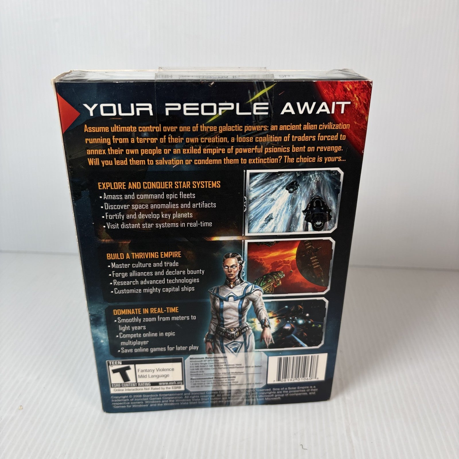 Sins of a Solar Empire PC DVD Game for Windows - Real-Time Strategy