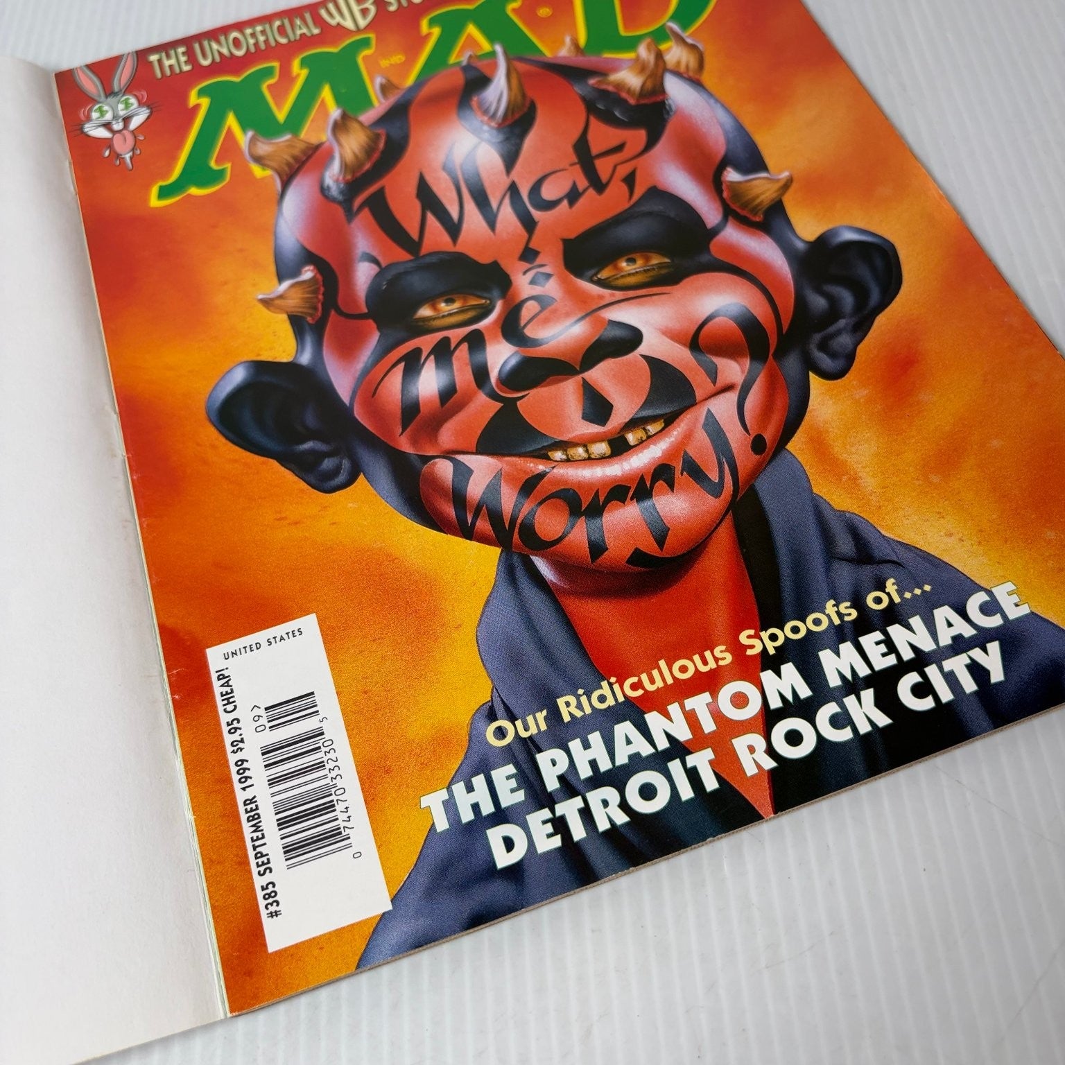 MAD Magazine September 1999 Phantom Menace Darth Maul Parody Humor