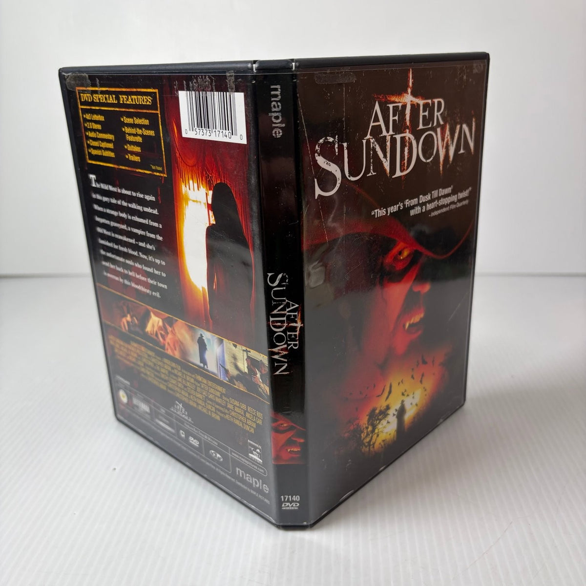 After Sundown DVD 2006 Horror Western Vampire Special Features