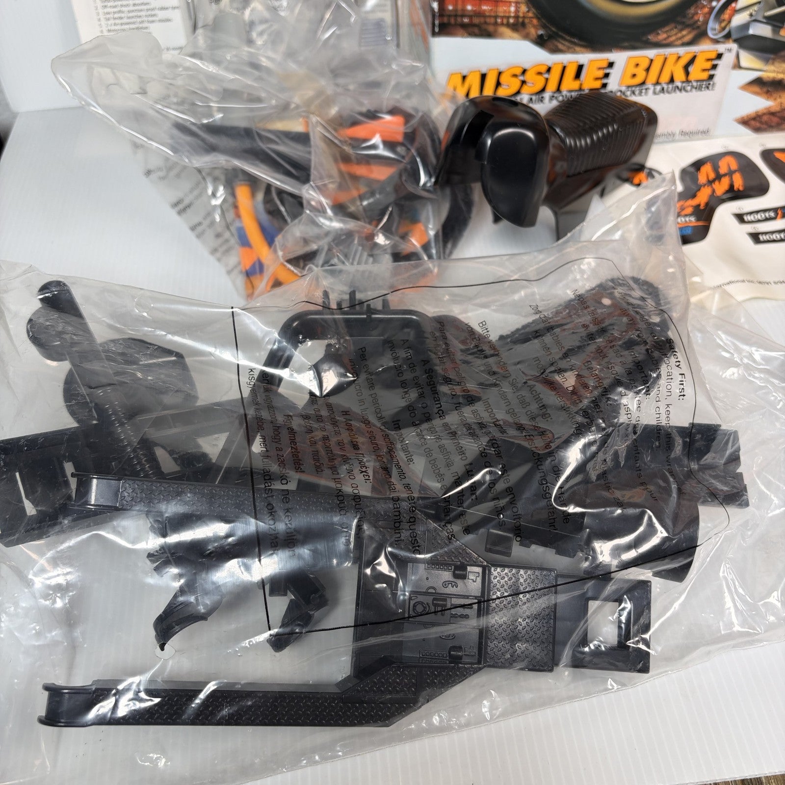 Action Man Missile Bike Moto Vehicle Playset Hasbro 1994 Open Box Sealed Parts