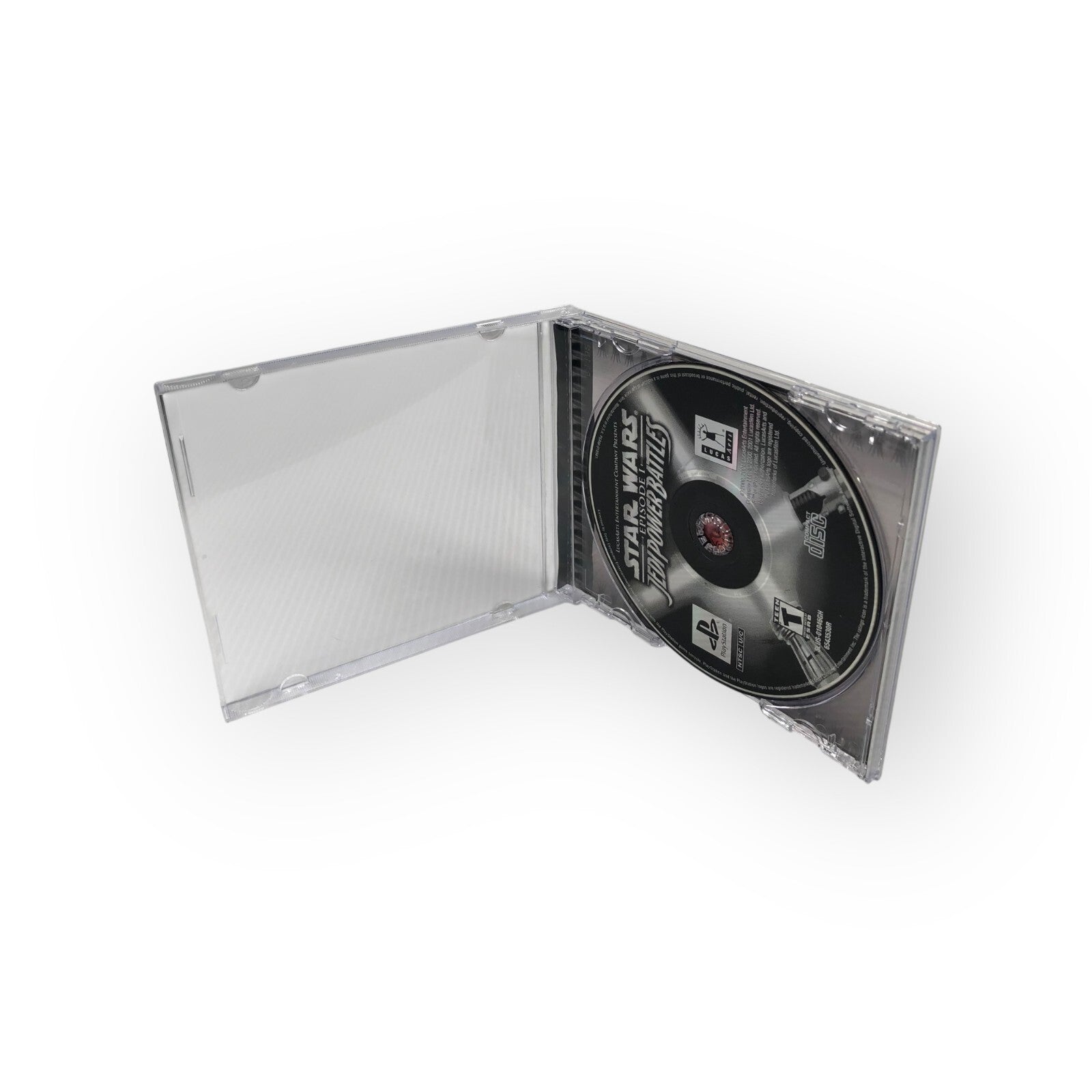 Star Wars Episode I Jedi Power Battles (Sony Playstation 1, 2000) Game & Art