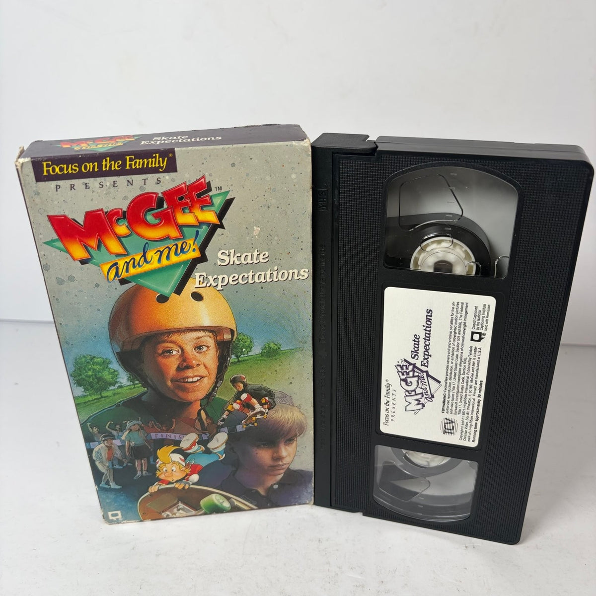 McGee and Me! Skate Expectations VHS 1989 Children's Focus on the Family