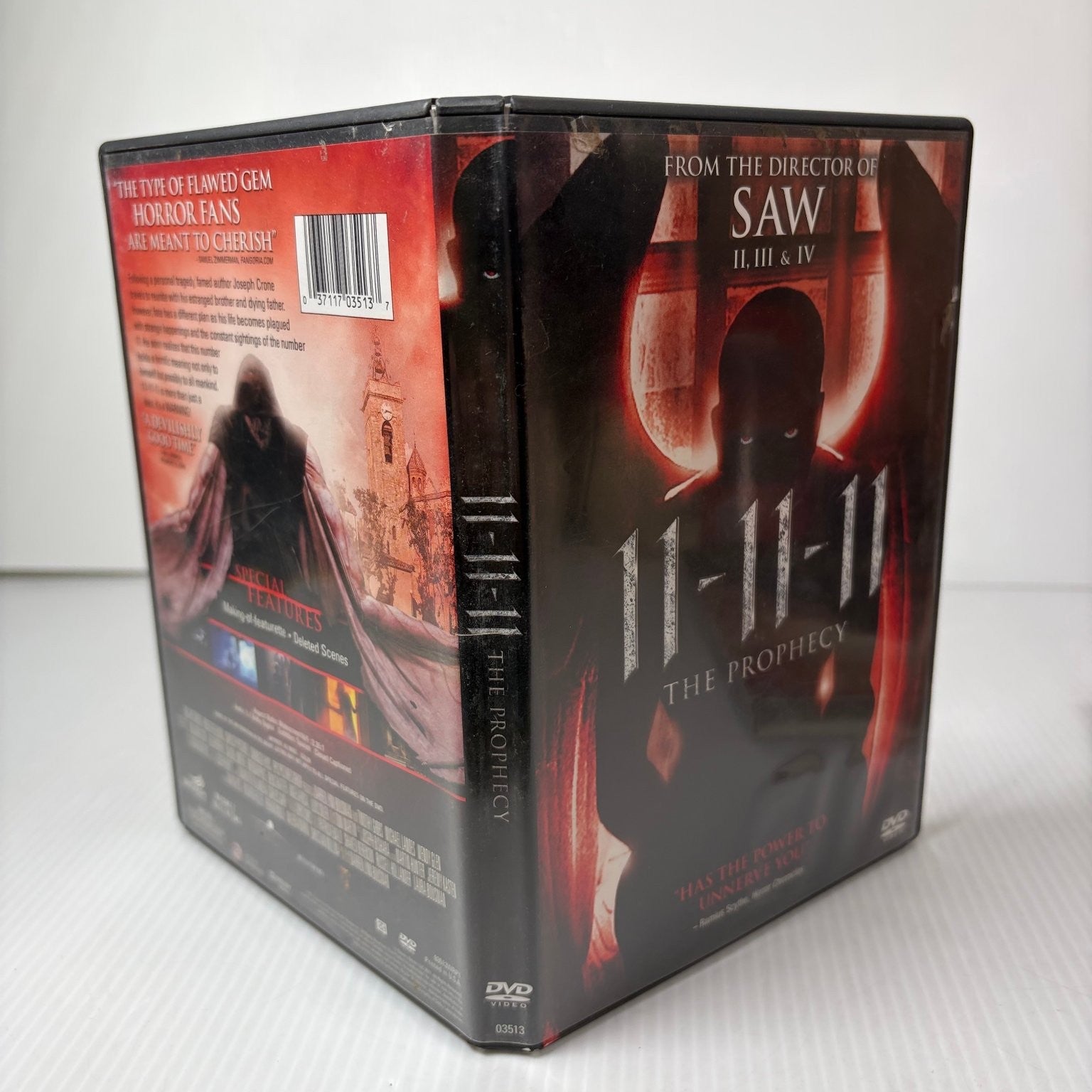 11-11-11 The Prophecy DVD 2011 Darren Lynn Bousman Saw Director Horror Film