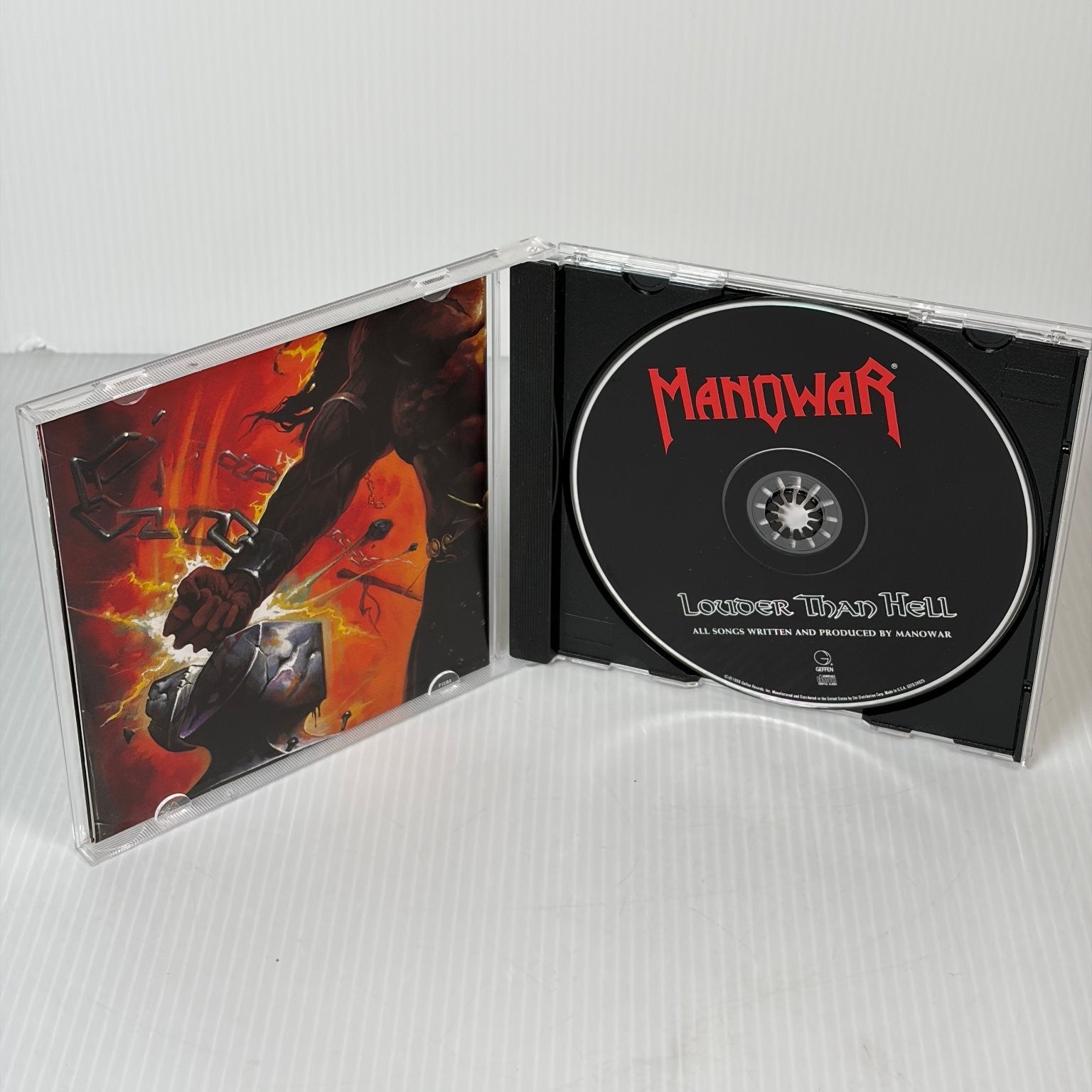 Manowar – Louder Than Hell CD 1996 Heavy Power Metal Geffen Records
