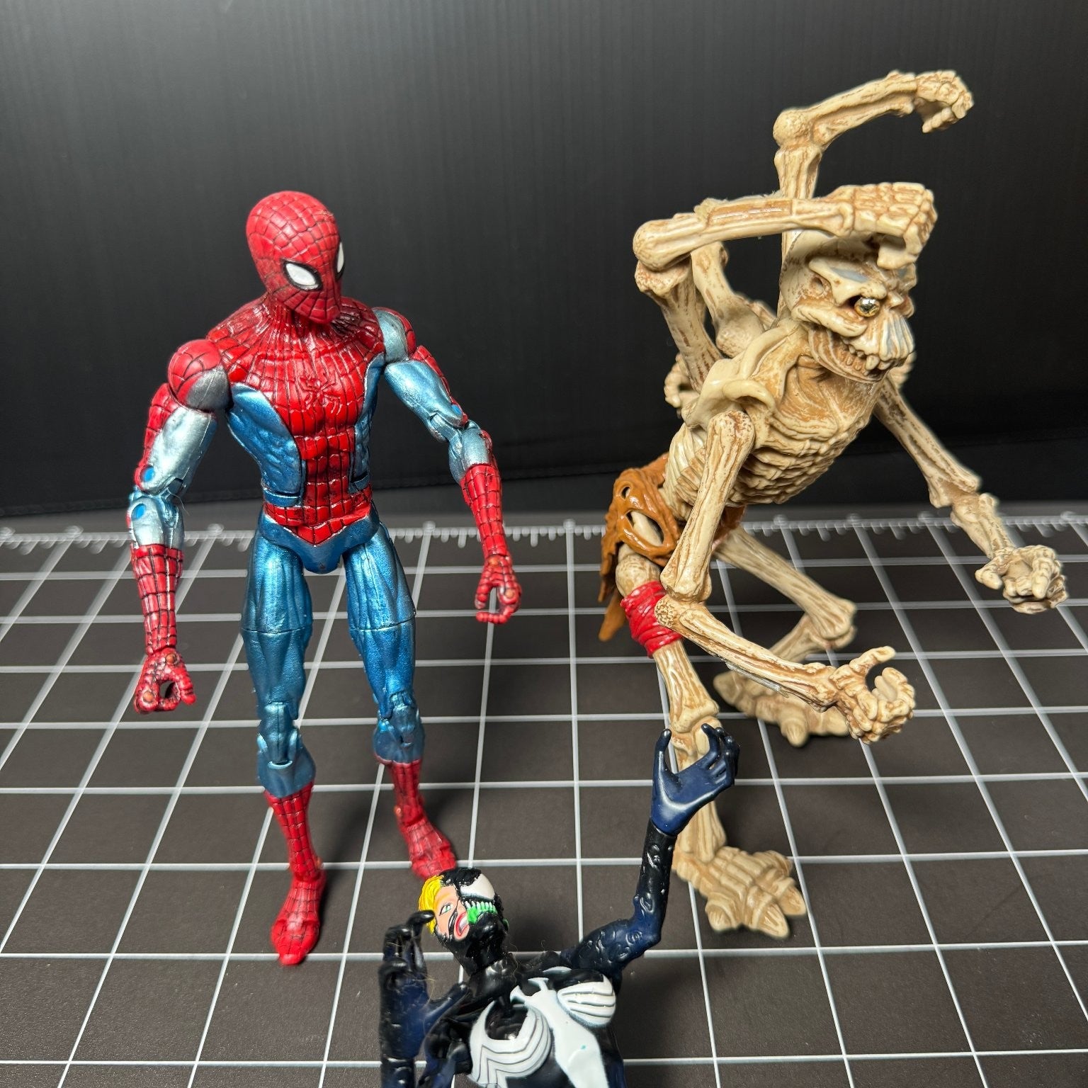 Vintage 90s Toy Lot Spider-Man She-Venom Skeleton Warrior Power Rangers Ultraman
