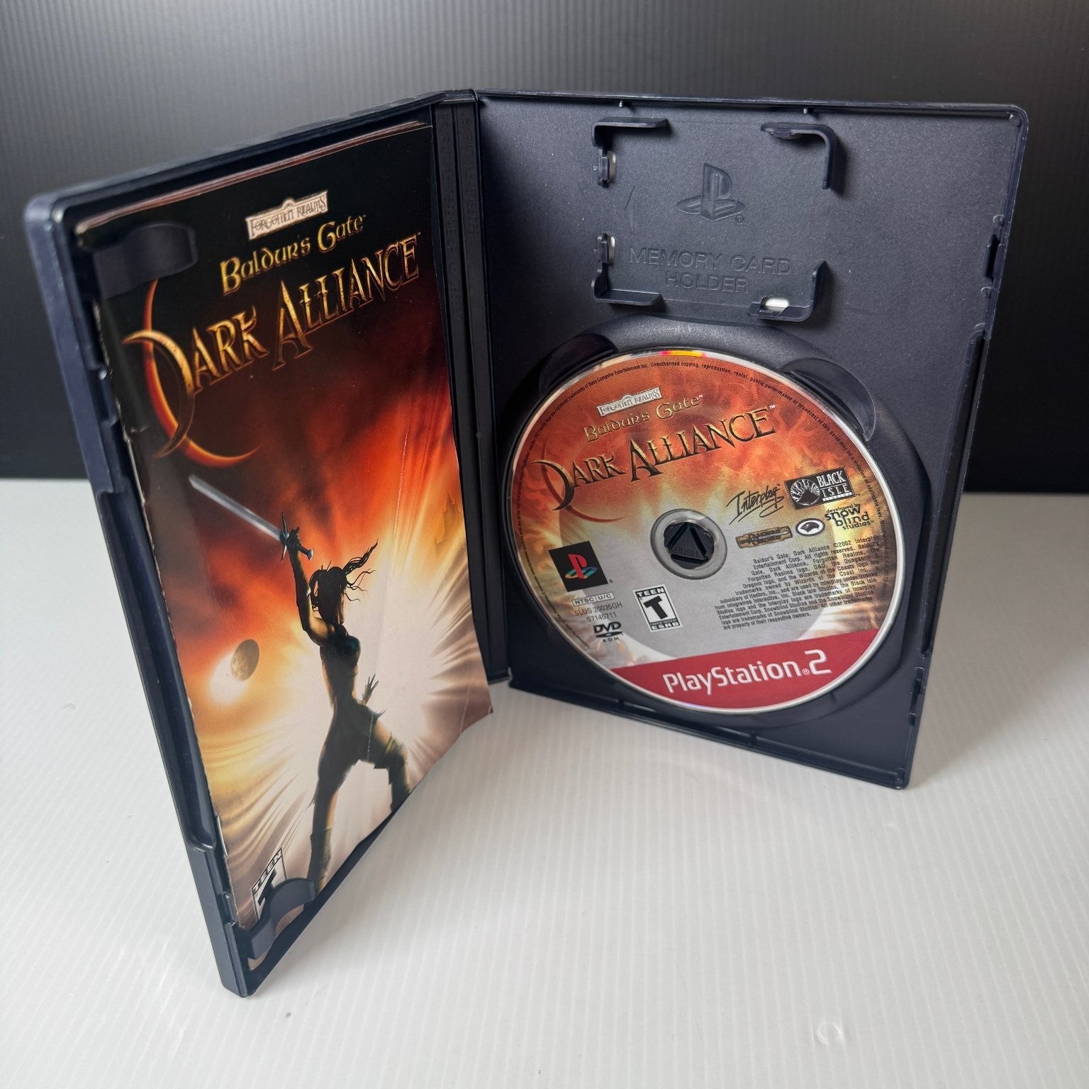 Baldur's Gate Dark Alliance Greatest Hits PlayStation 2 Game RPG Complete CIB