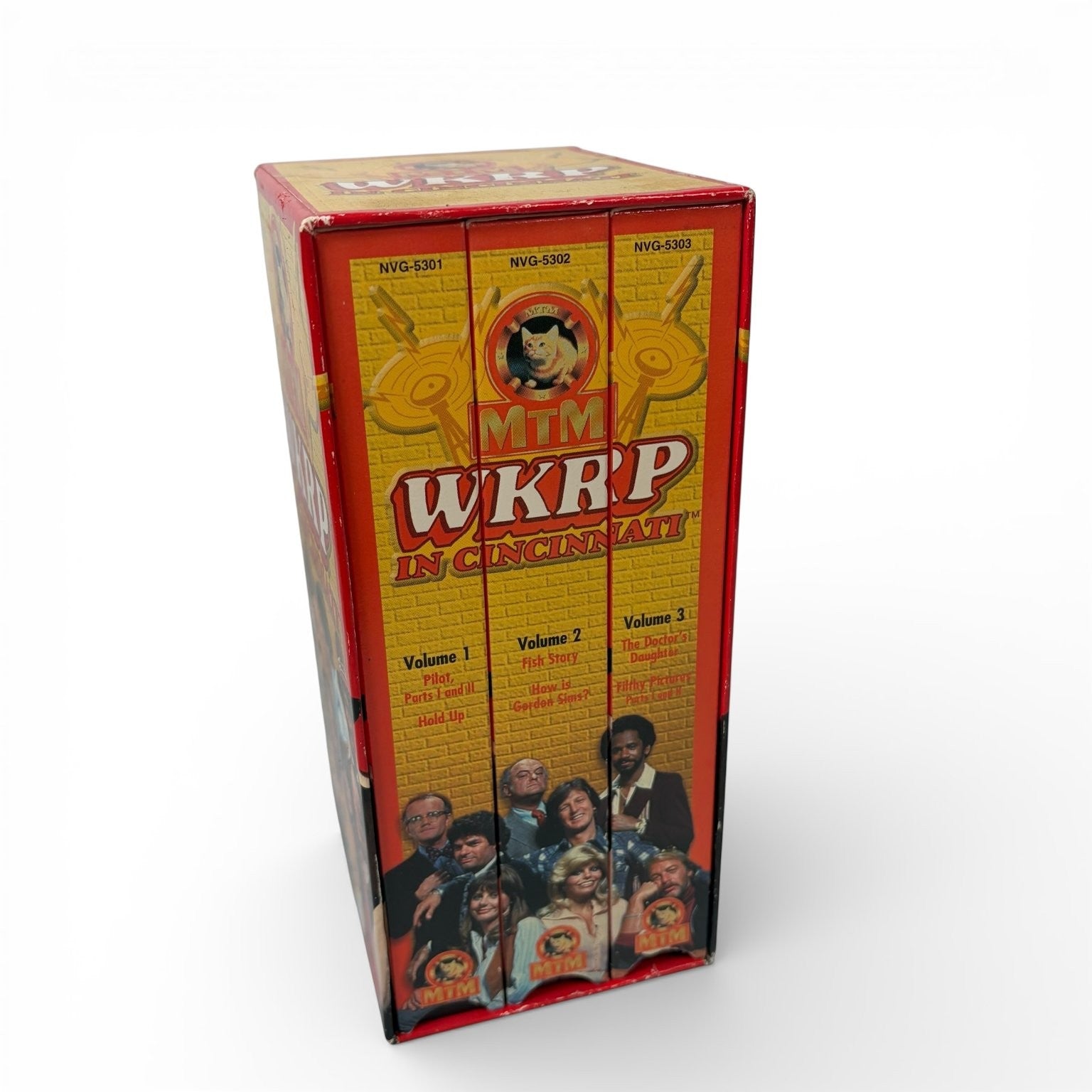 WKRP In Cincinnati VHS 1998 TV Series 3-Tape Box Set MTM New Video Group