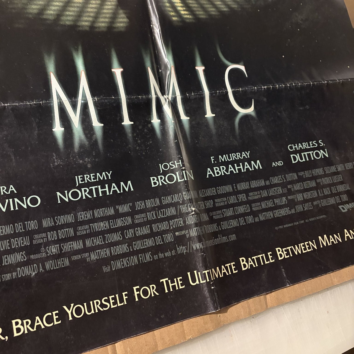 Mimic 1997 One Sheet Horror Monster Poster Josh Brolin Jeremy Northam 27"x40"