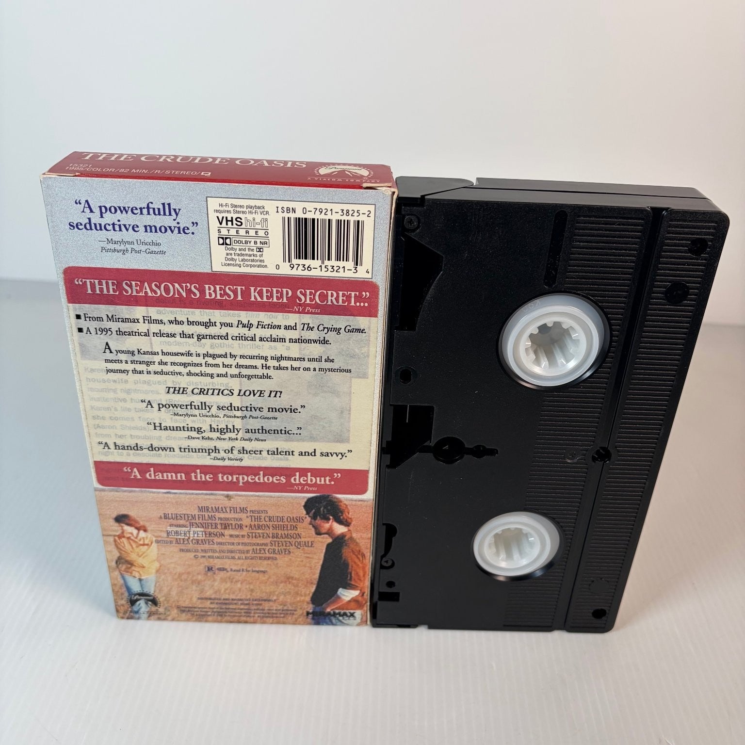The Crude Oasis VHS 1995 Thriller Promo Screener Miramax Paramount Rare