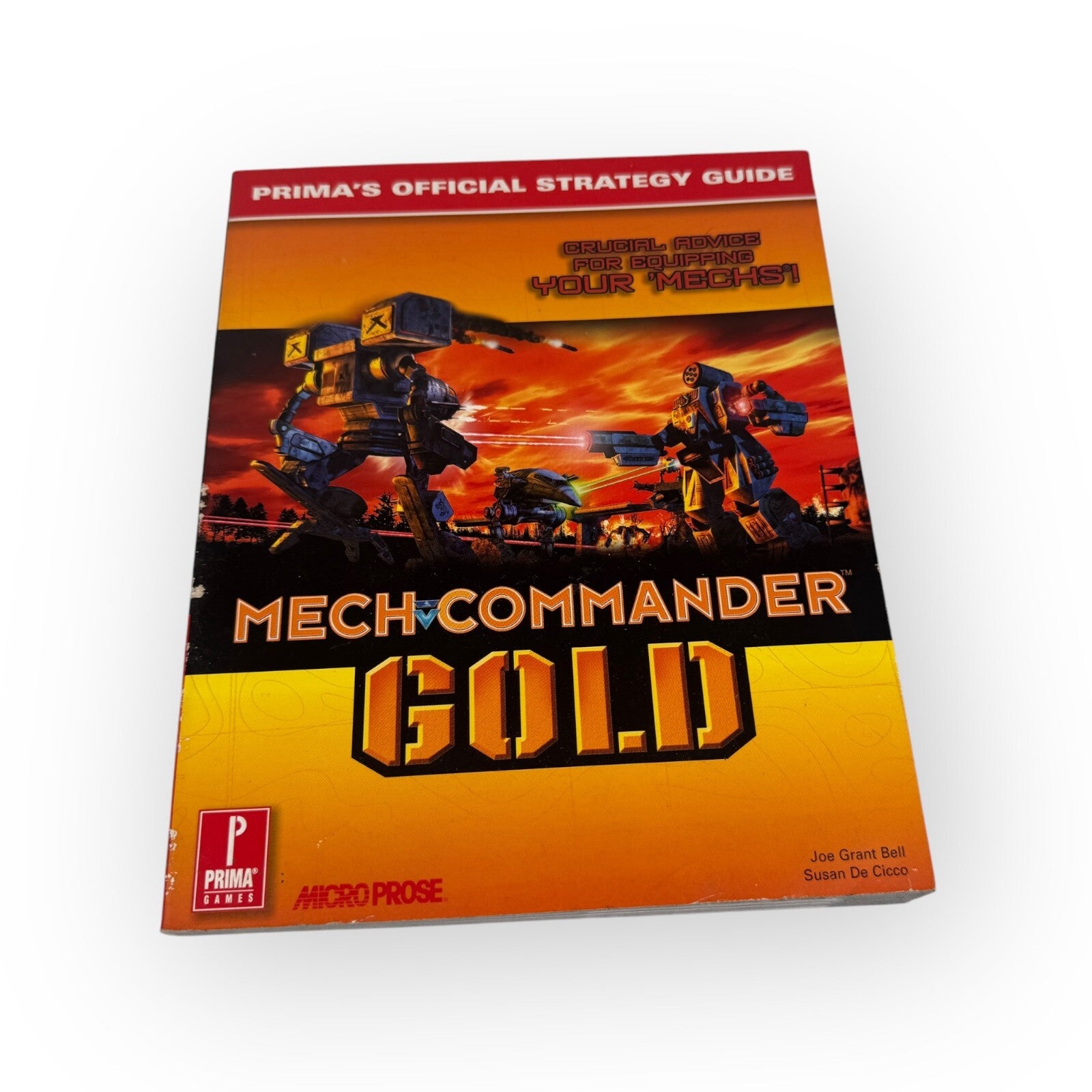 Mech Commander Gold Prima Official Strategy Guide Joe Grant Bell 1999, Paperback